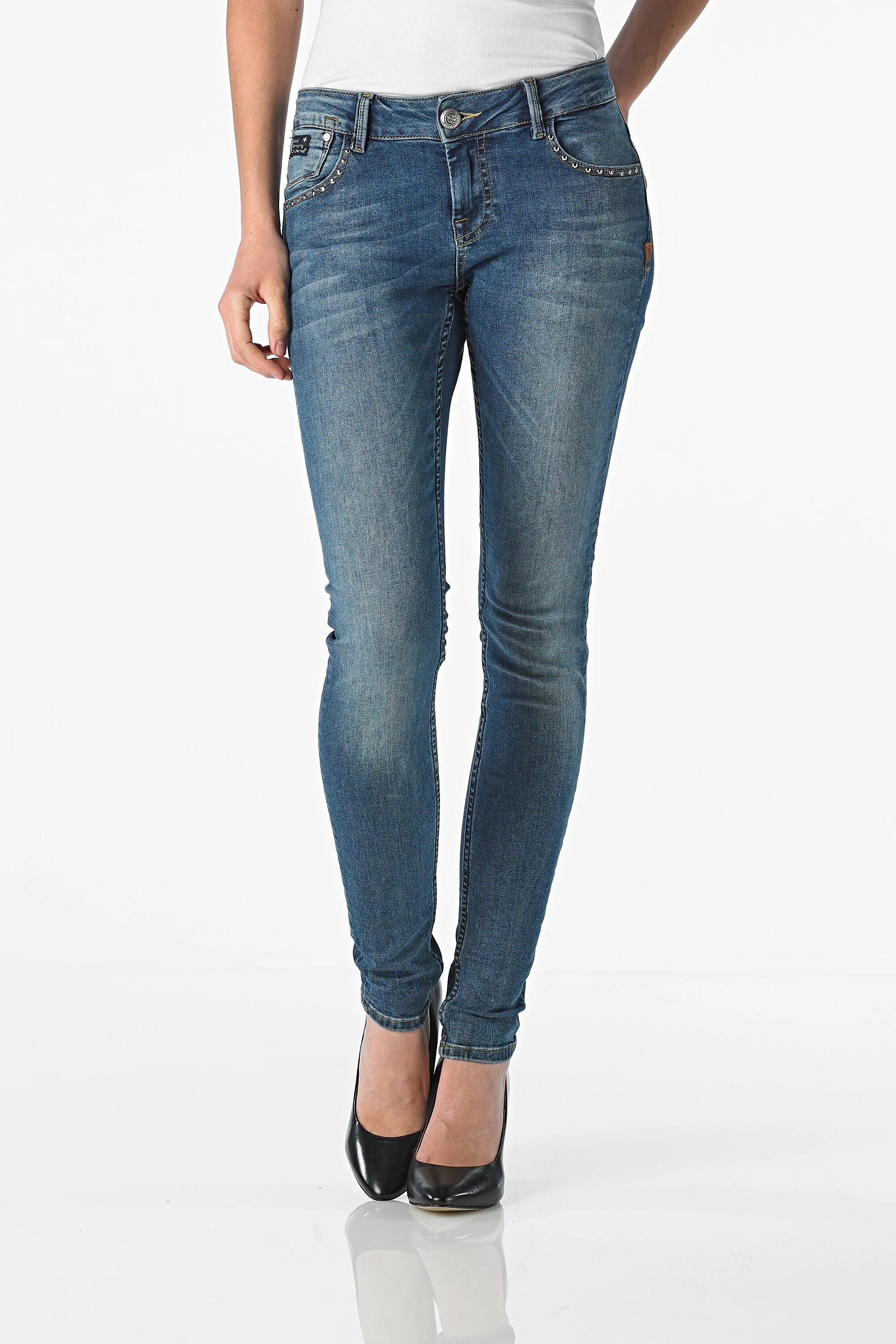 Lilly - Slim (Midblue Used Deco)