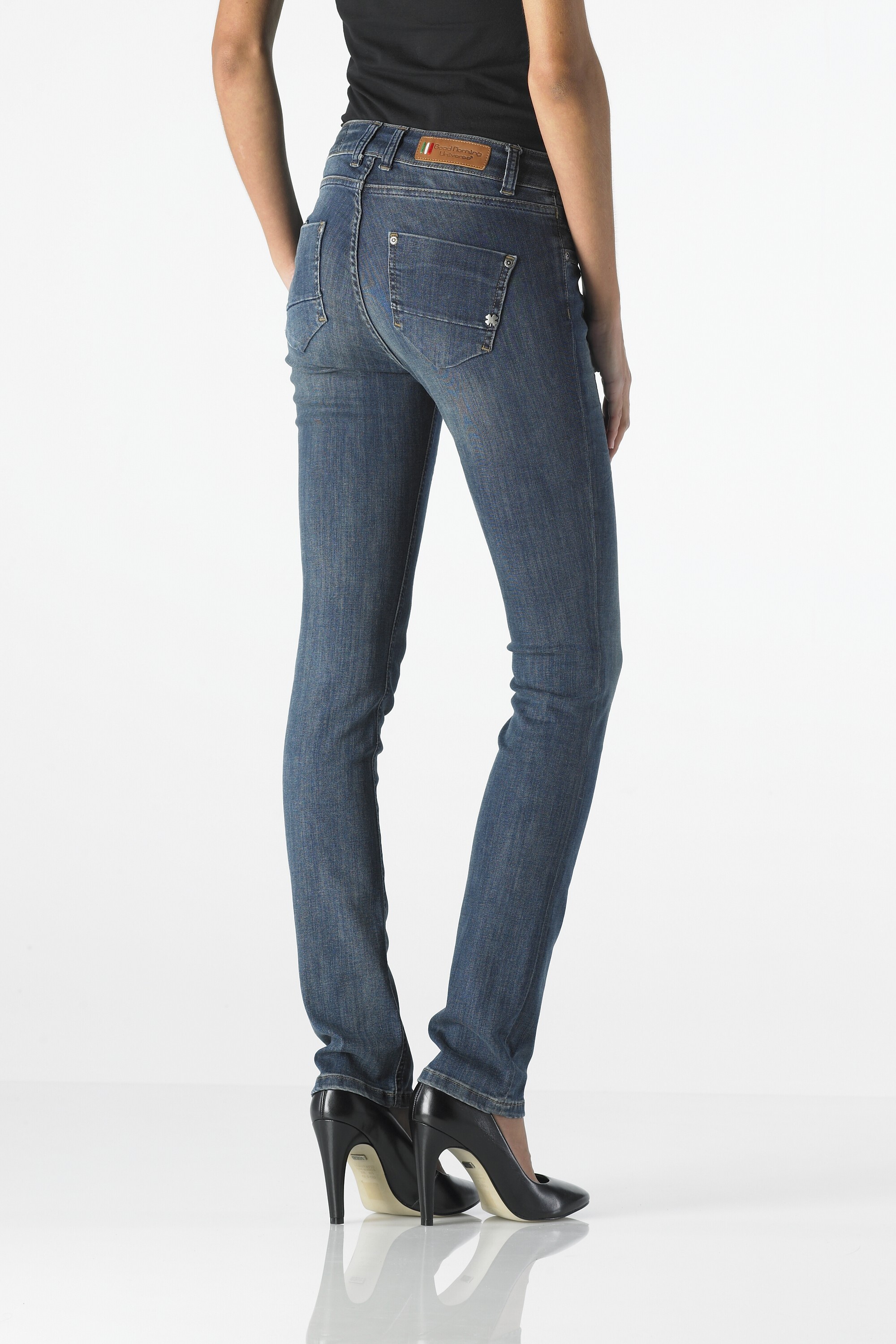Pearl - Highwaist Slim (Dirty Super Vintage)