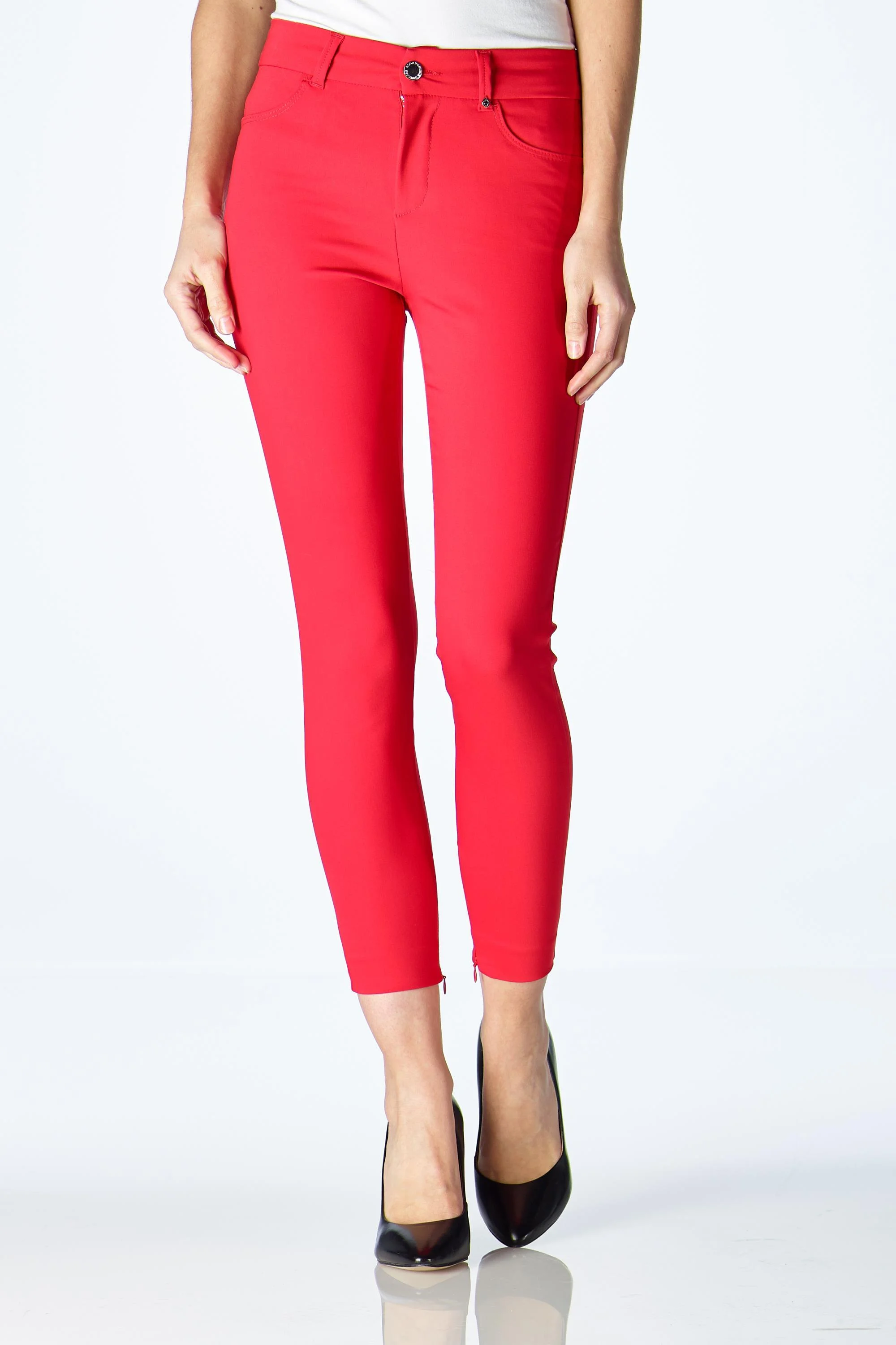 Amara red (highwaist skinny), length 28,5 inch