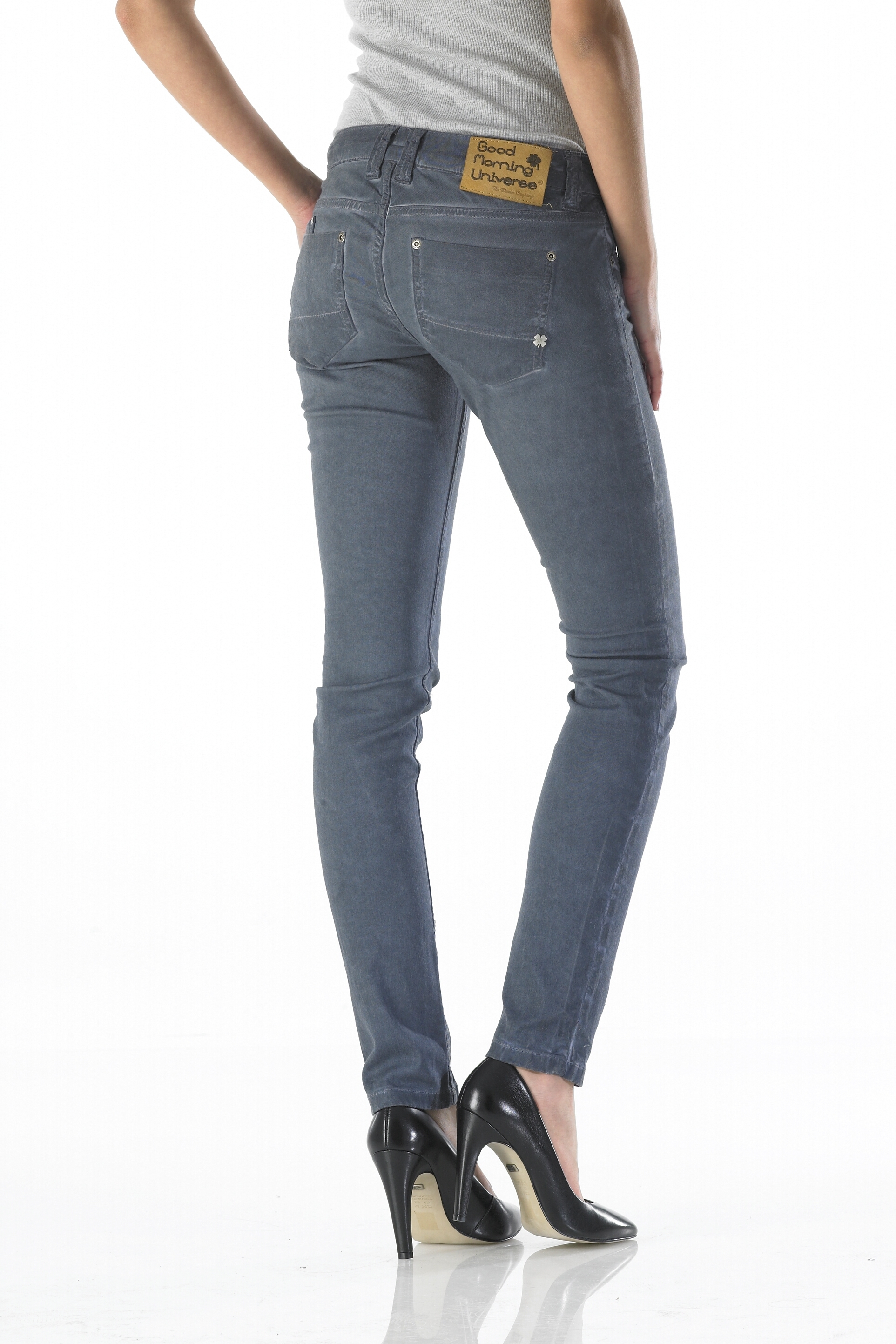 Diamond - Slim (Oil Dyed Blue Grey)