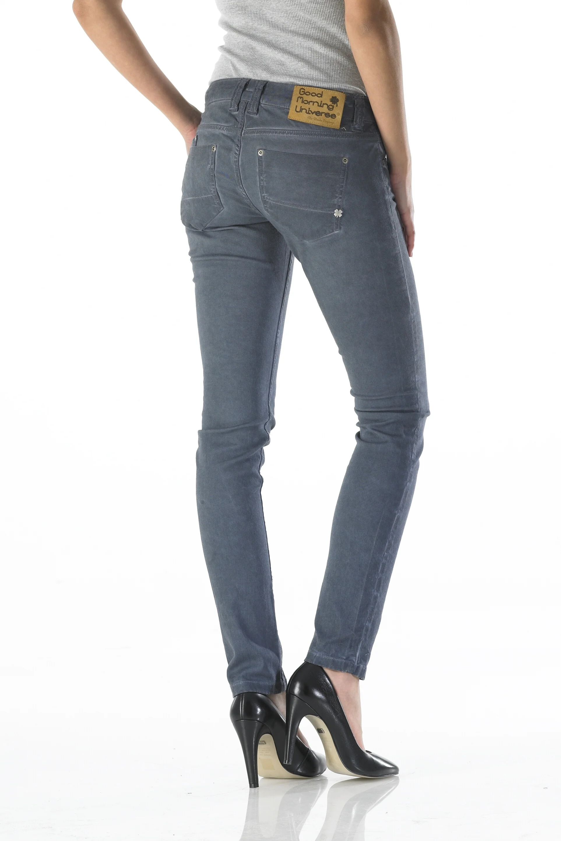 Diamond - Slim (Oil Dyed Blue Grey)