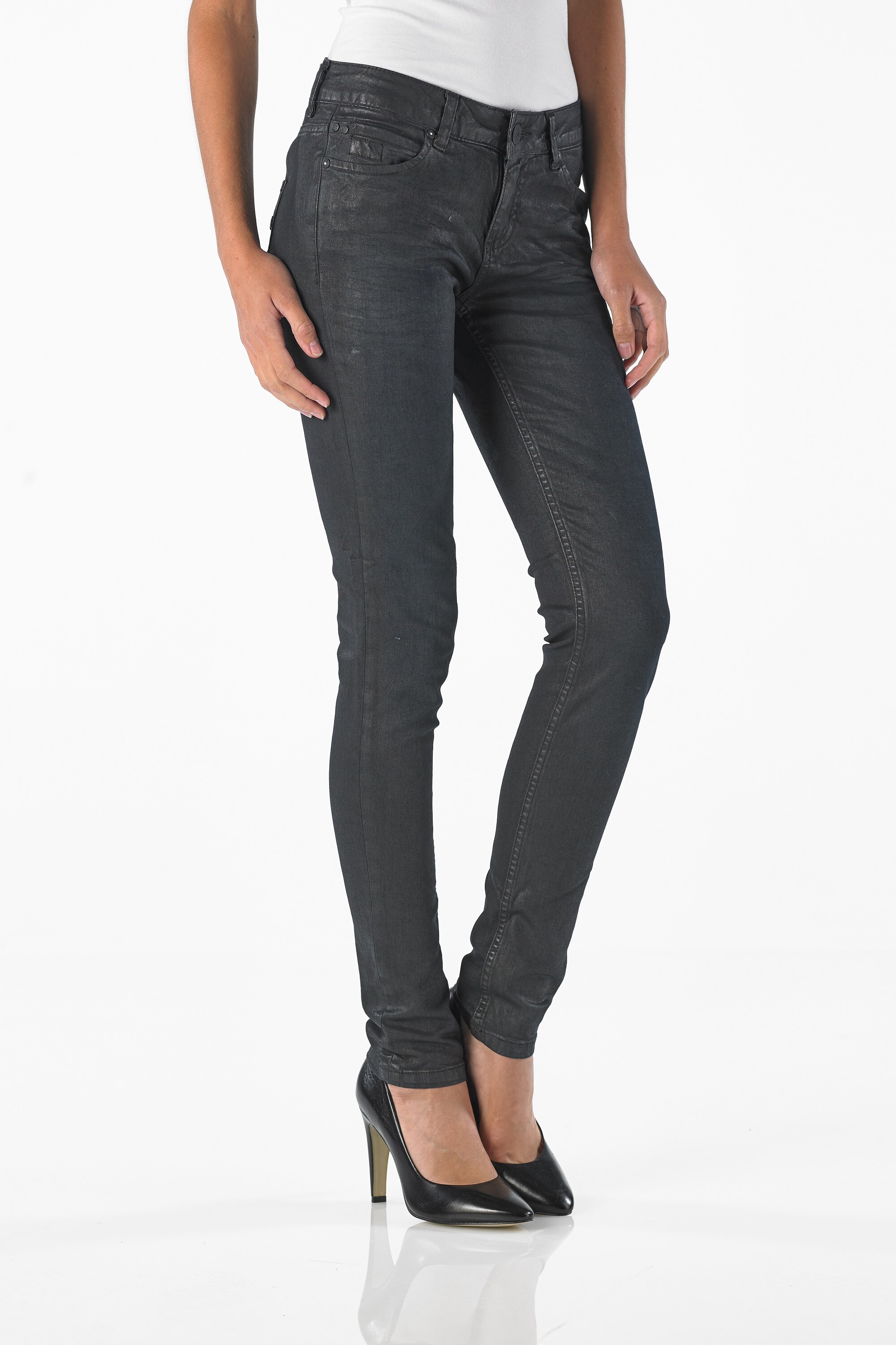 Diamond - Slim (Black Indigo Coated)