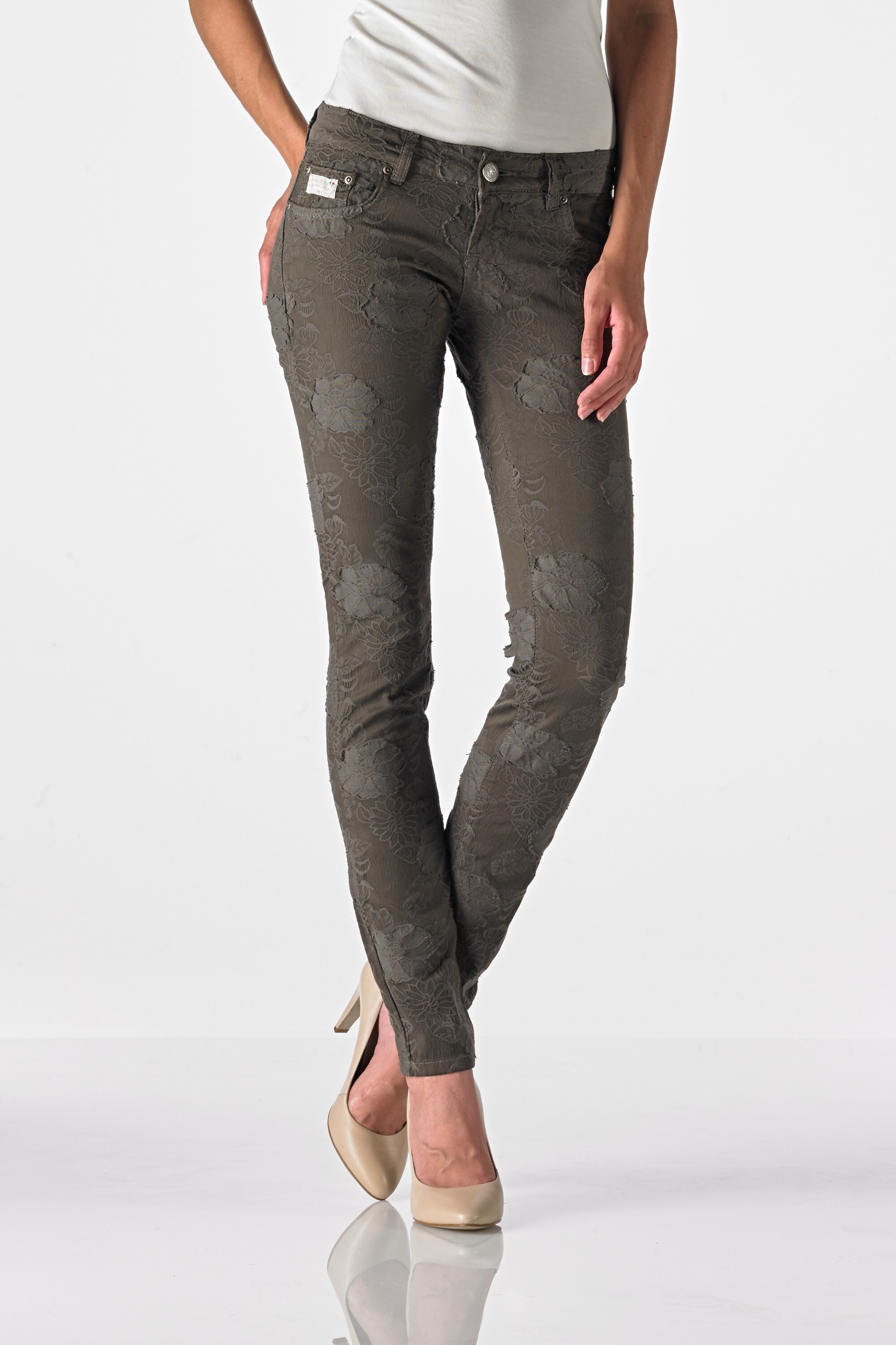 Tesla - Slim (Taupe Jaquard)