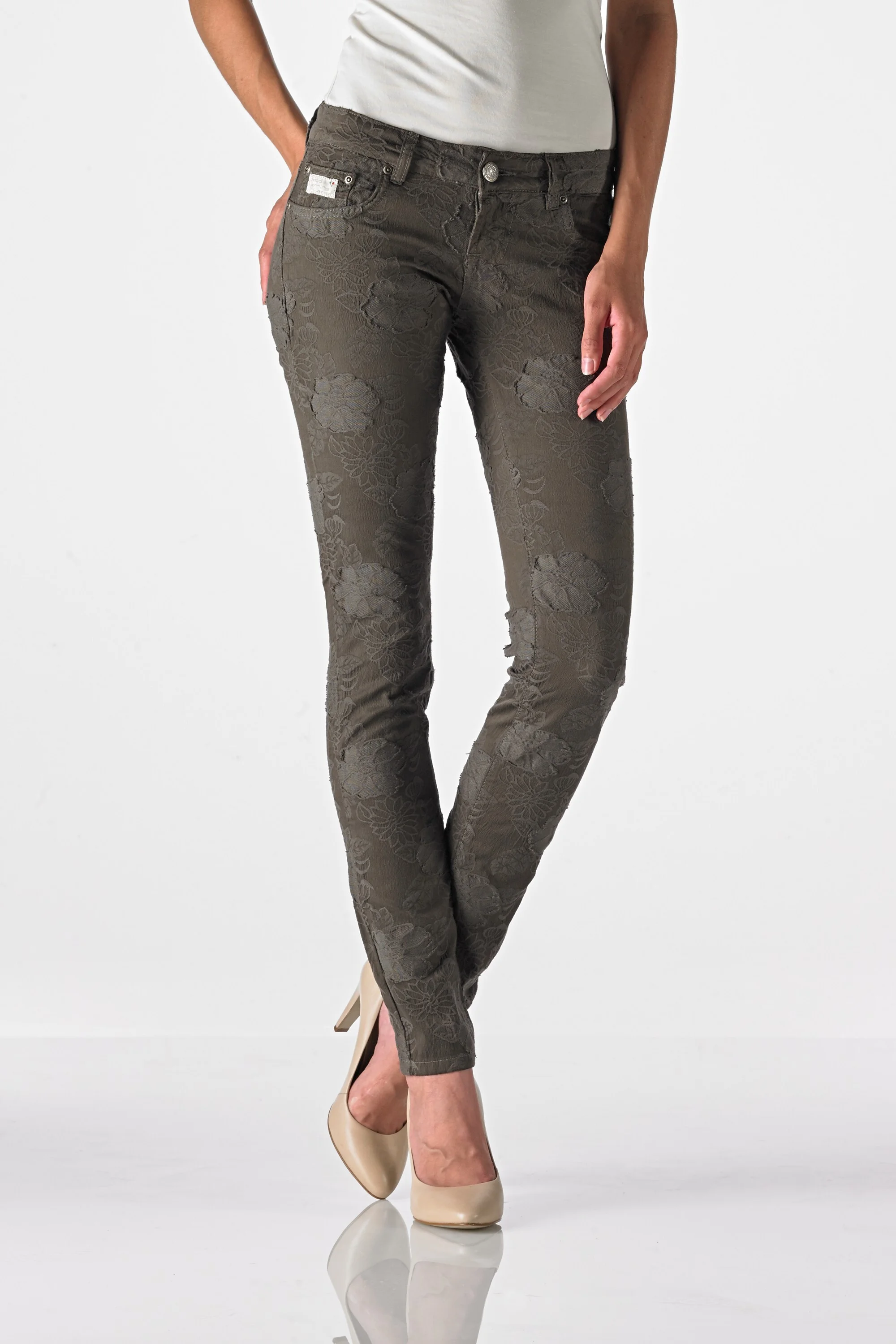 Tesla - Slim (Taupe Jaquard)