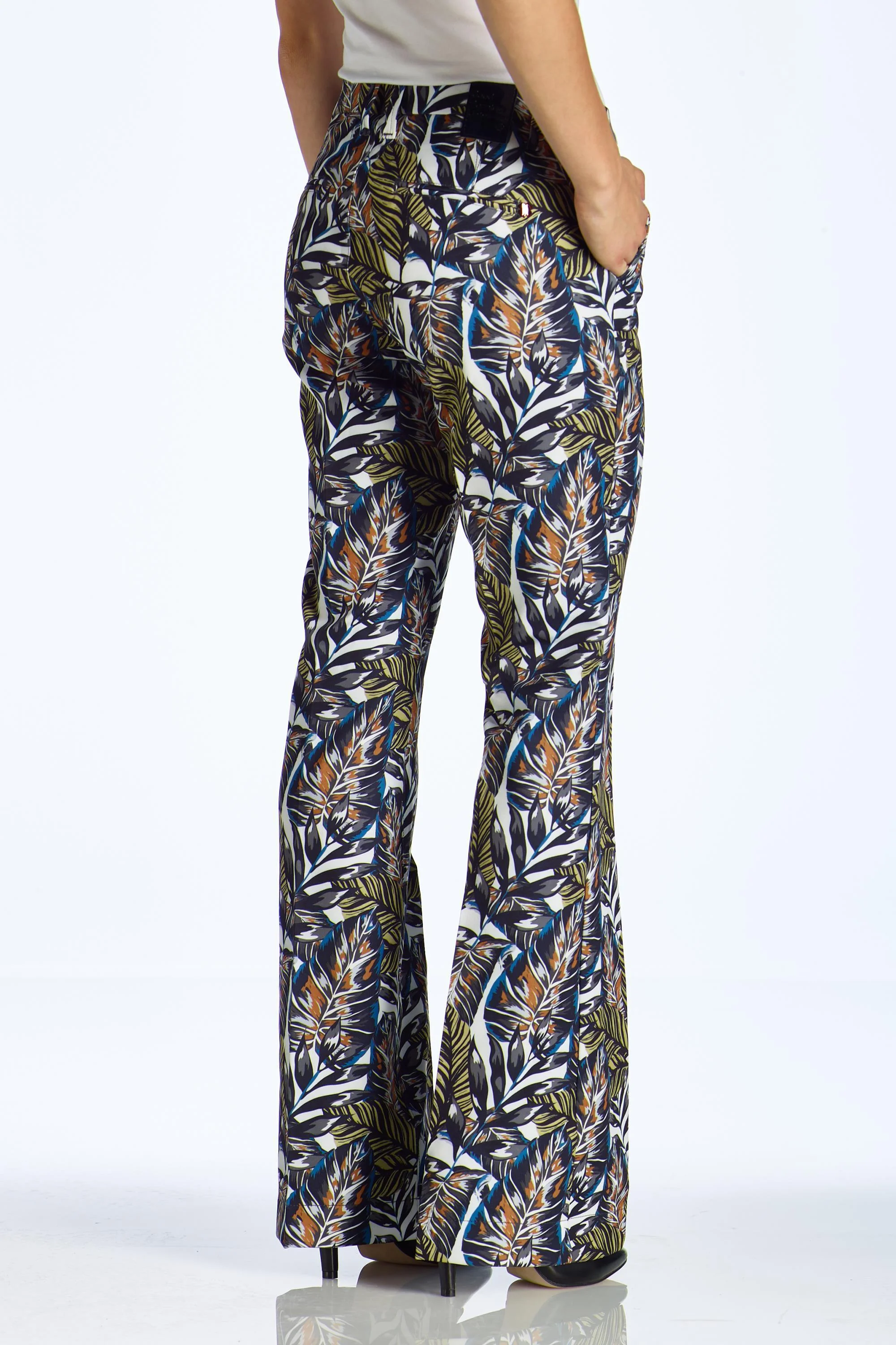 Dolce flower print flare