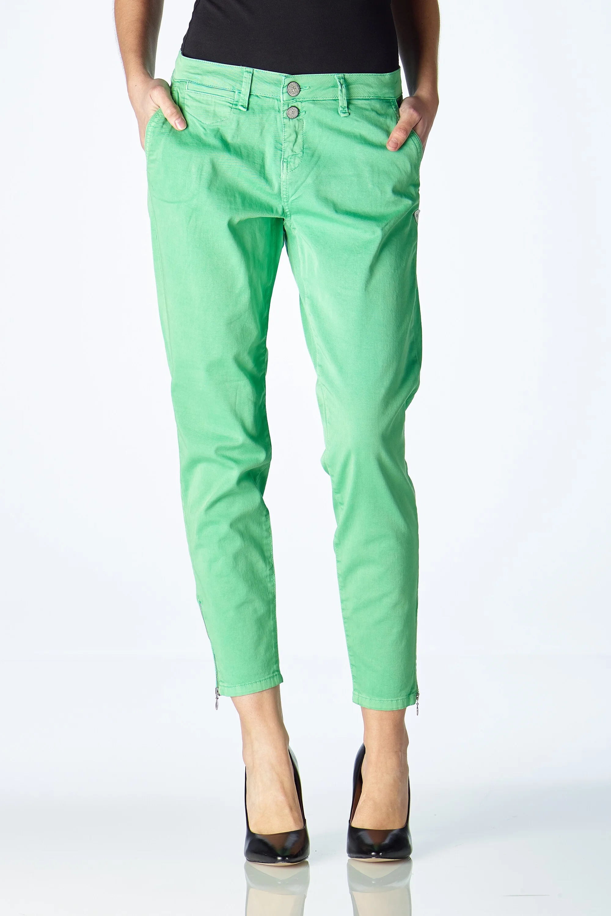Kelly antique washed apple green (ankle)