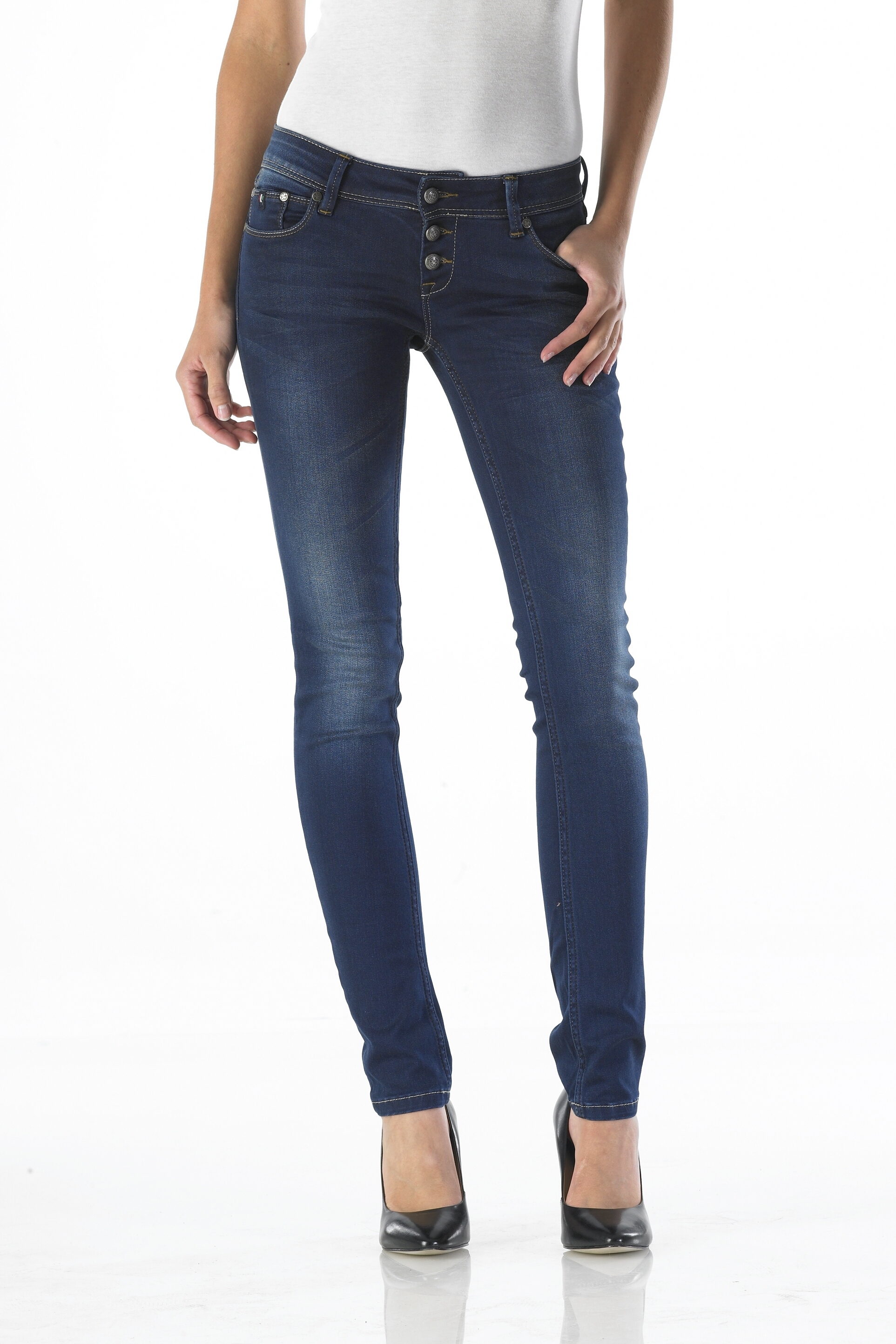 Montana - Slim (Dark Blue Satin)