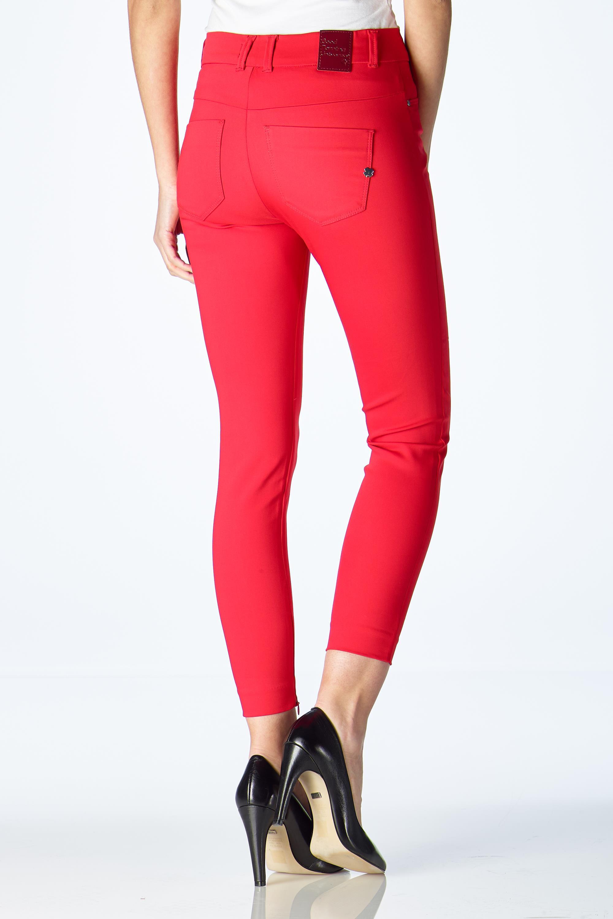 Amara red (highwaist skinny)