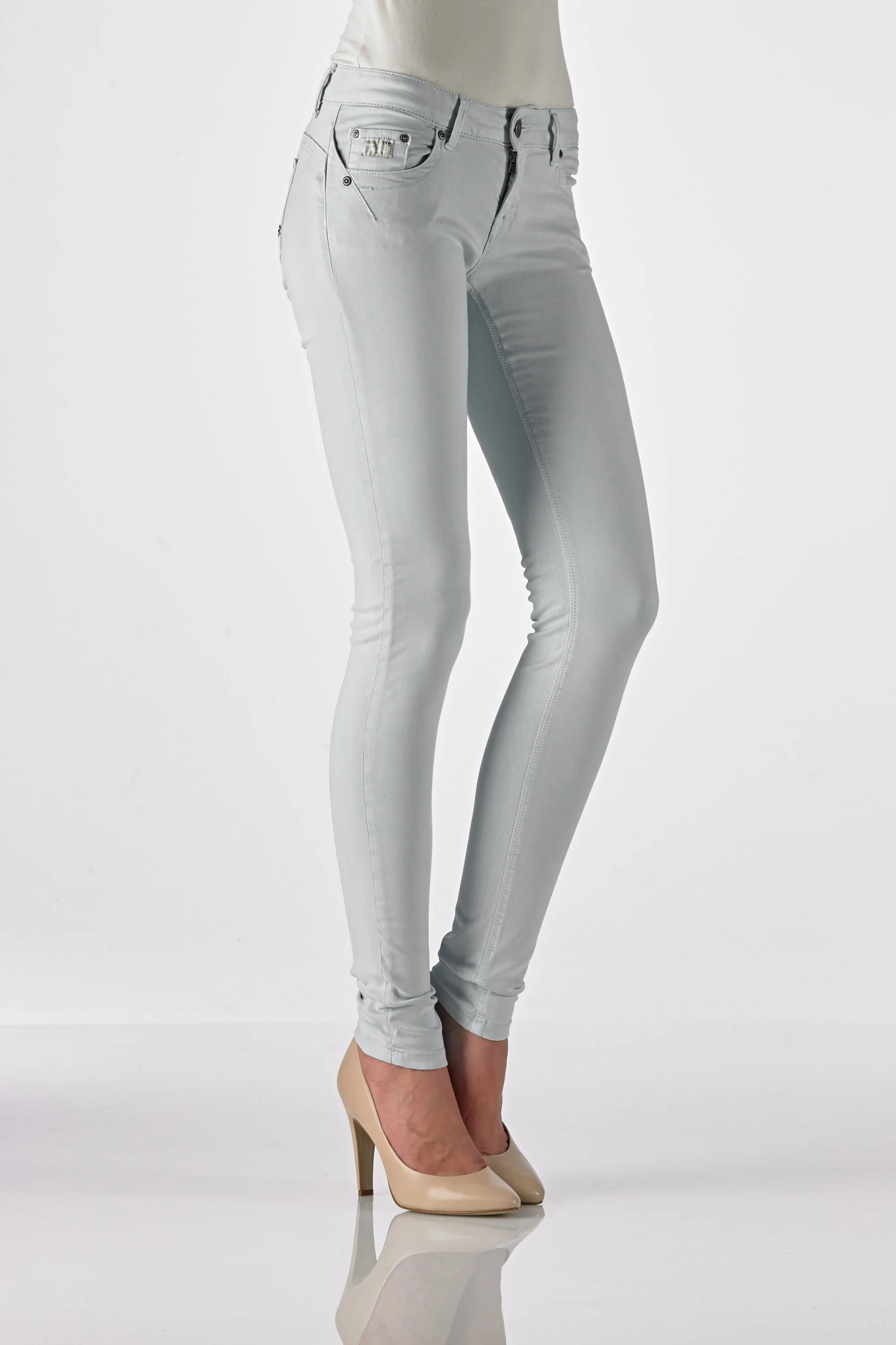 Sun - Slim (Satin Cotton Ice Blue)