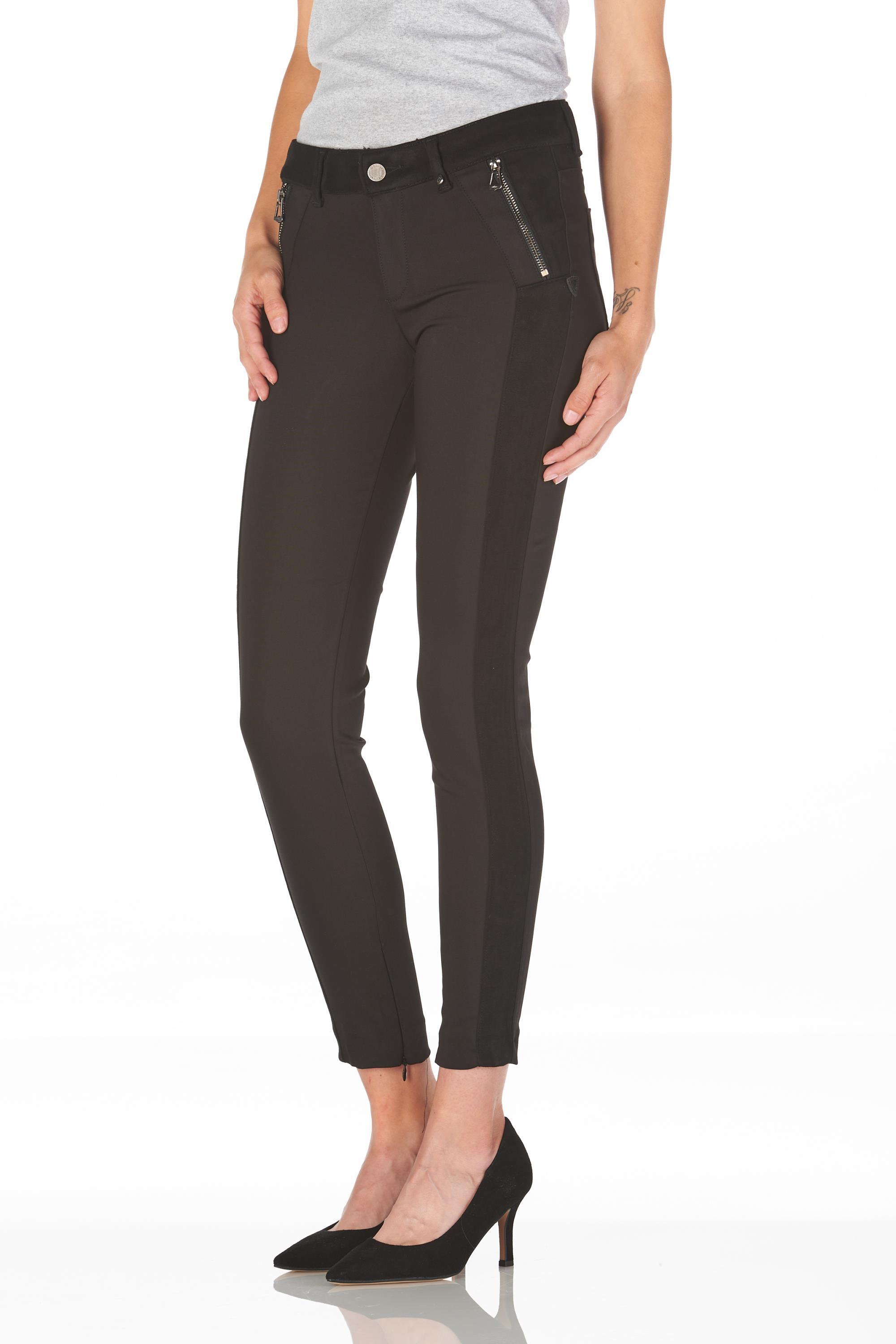 Bonita black-velour stripe
