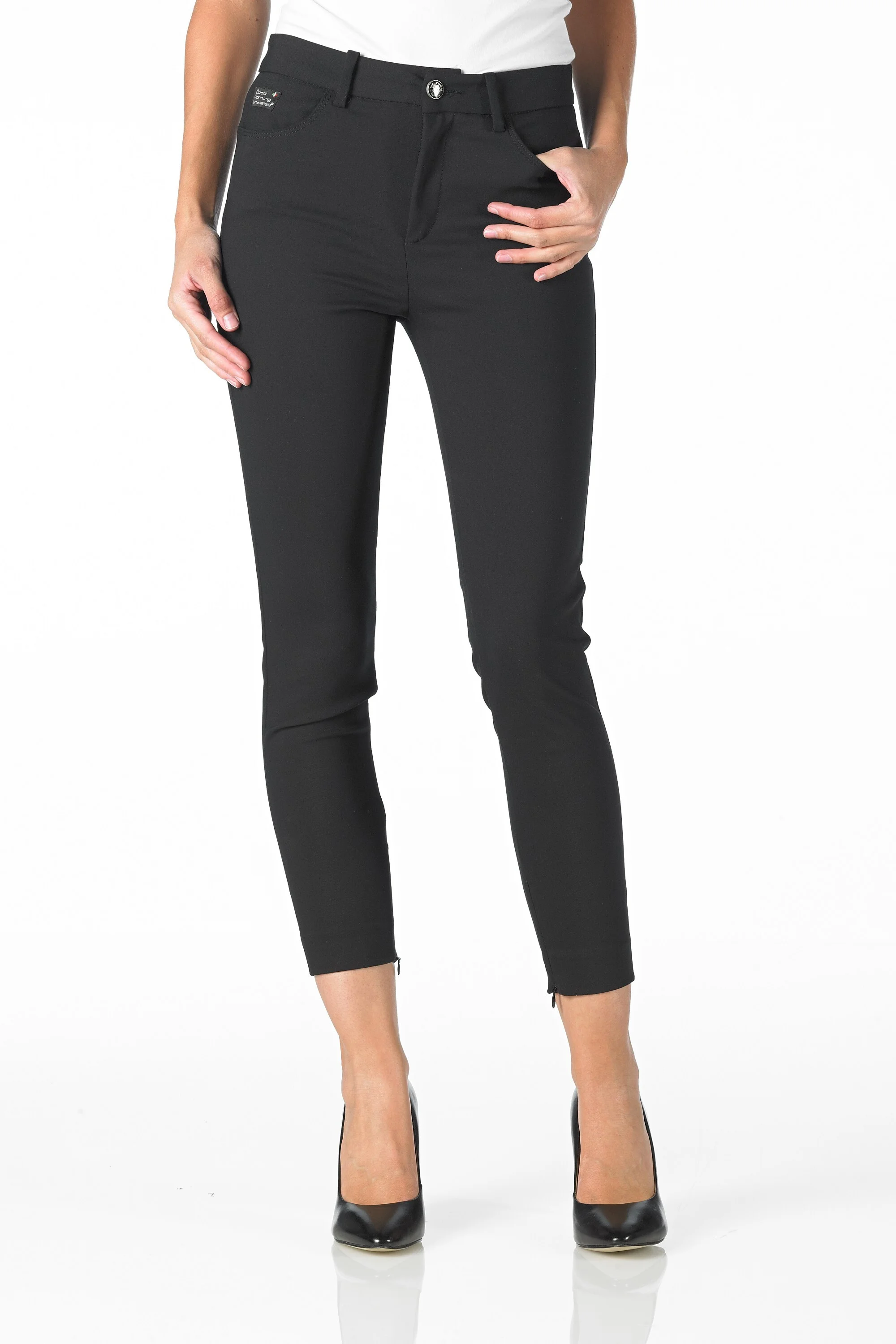 Amara black (highwaist skinny), length 28,5 inch