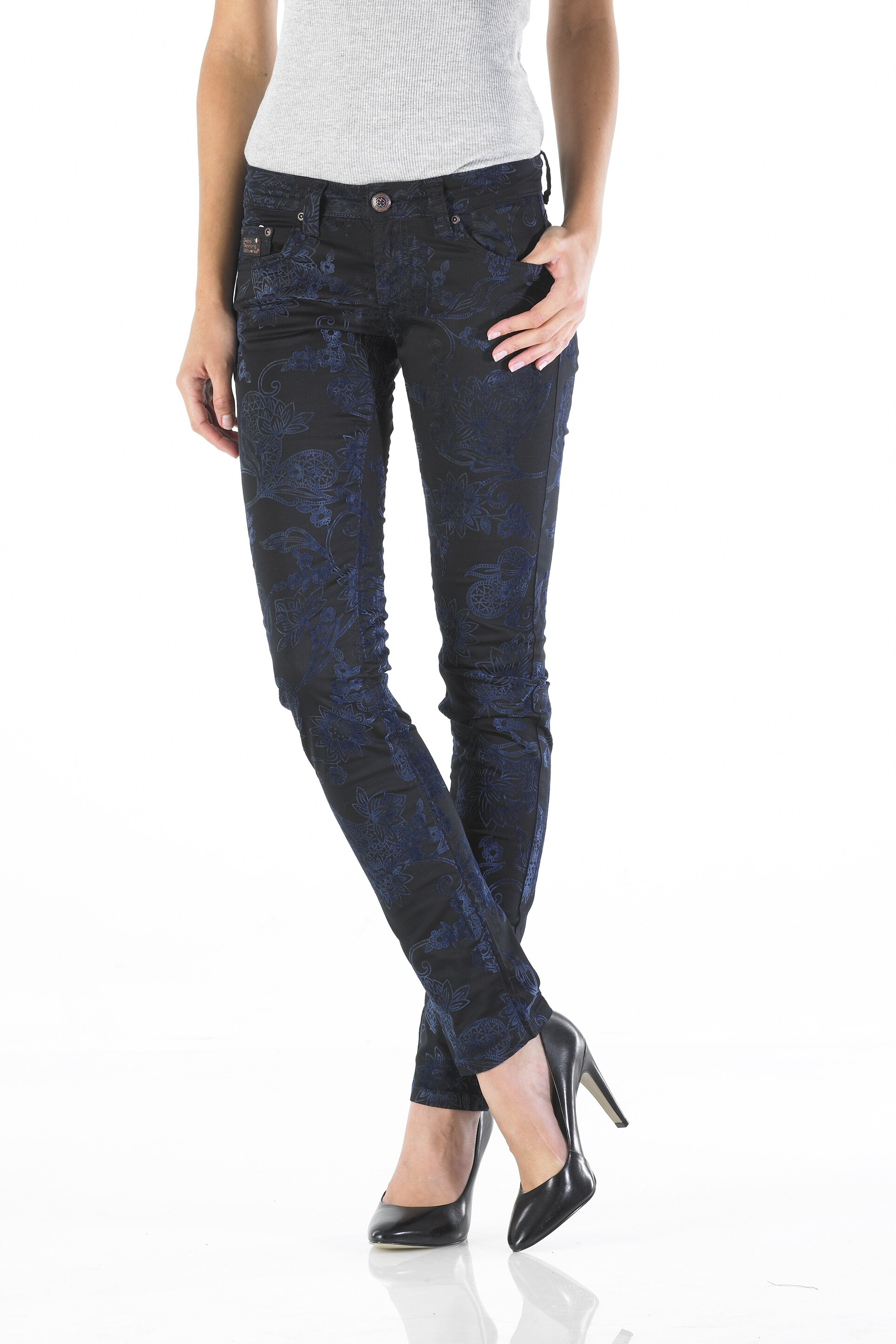 Tesla - Slim (Blue-Black Flock)