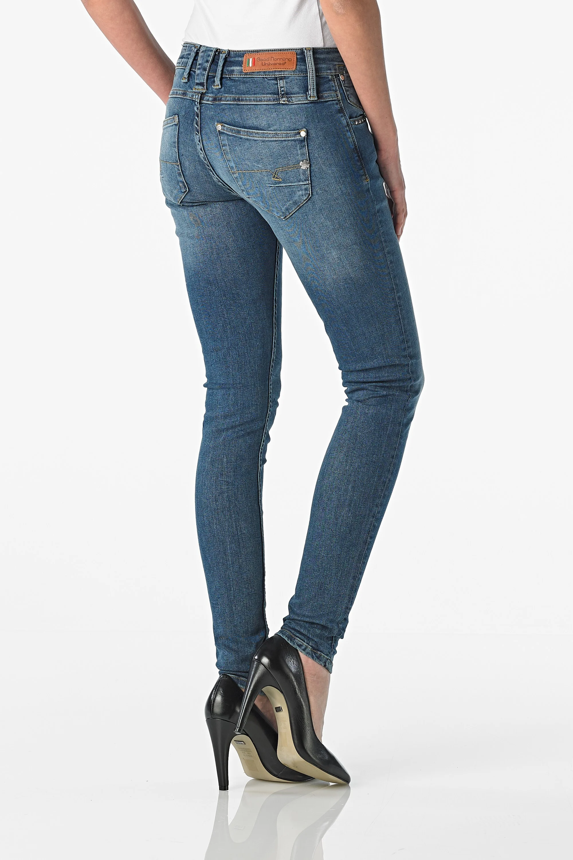 Lilly - Slim (Midblue Used Deco)