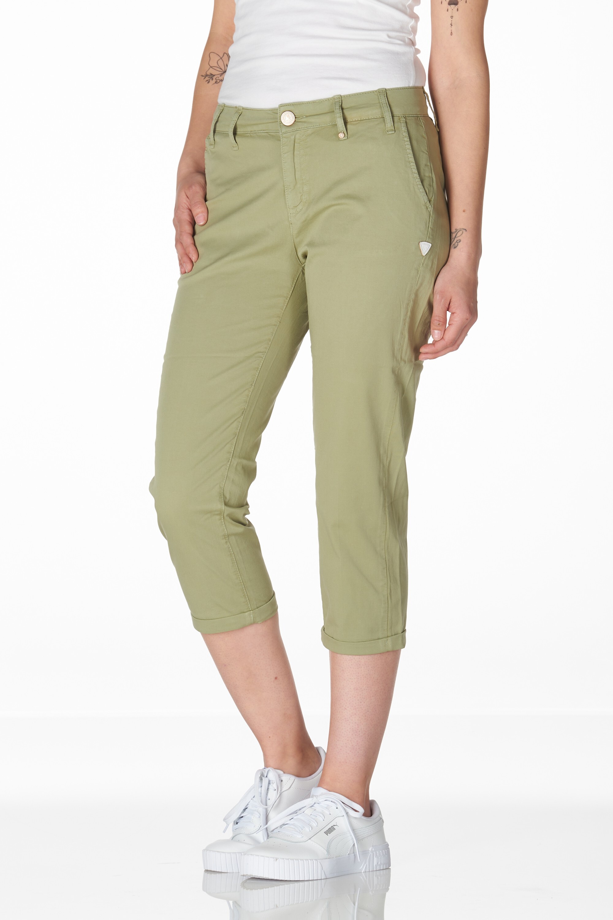 Naples 3/4 chino schilf