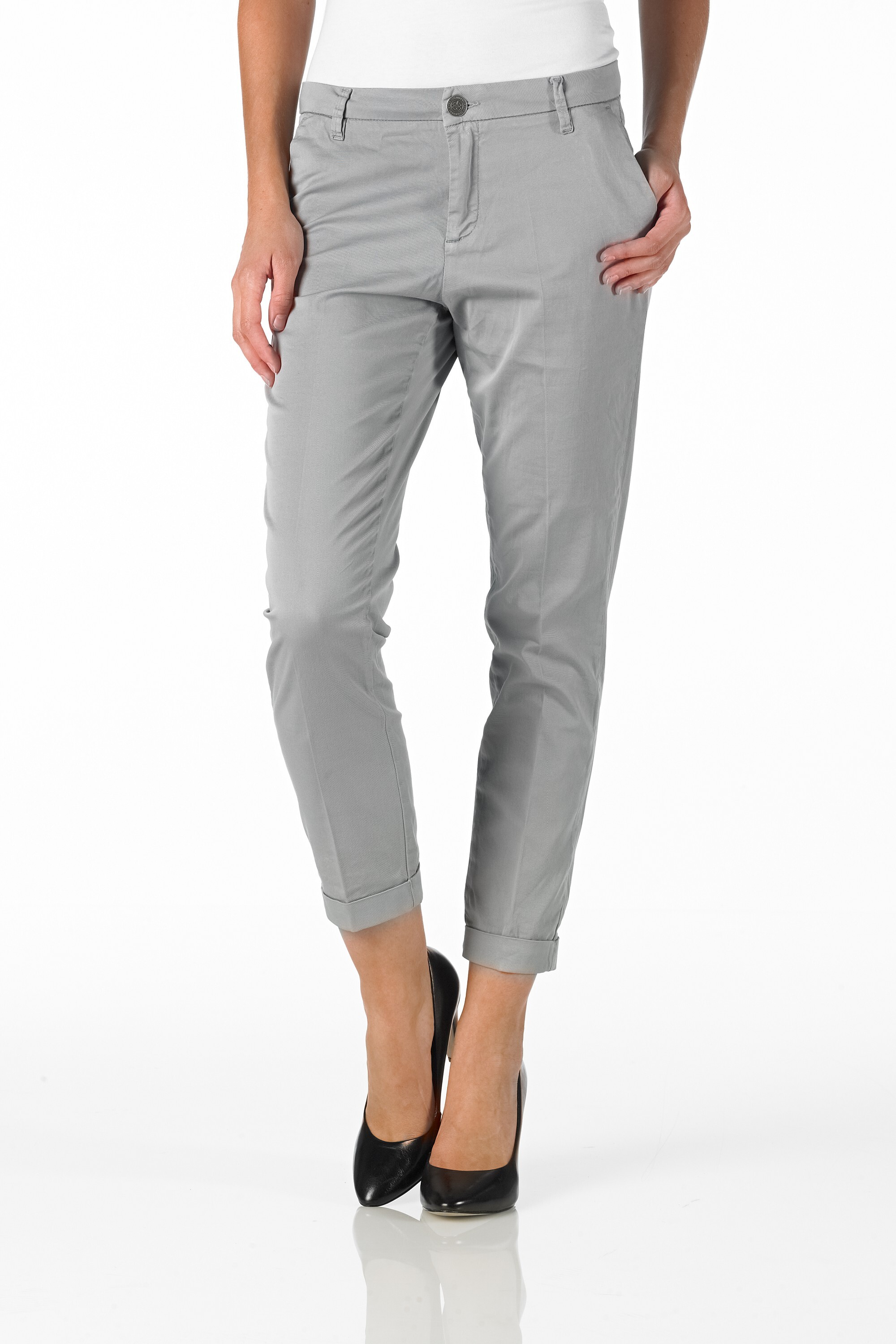Lea - Chino (Stone Grey)