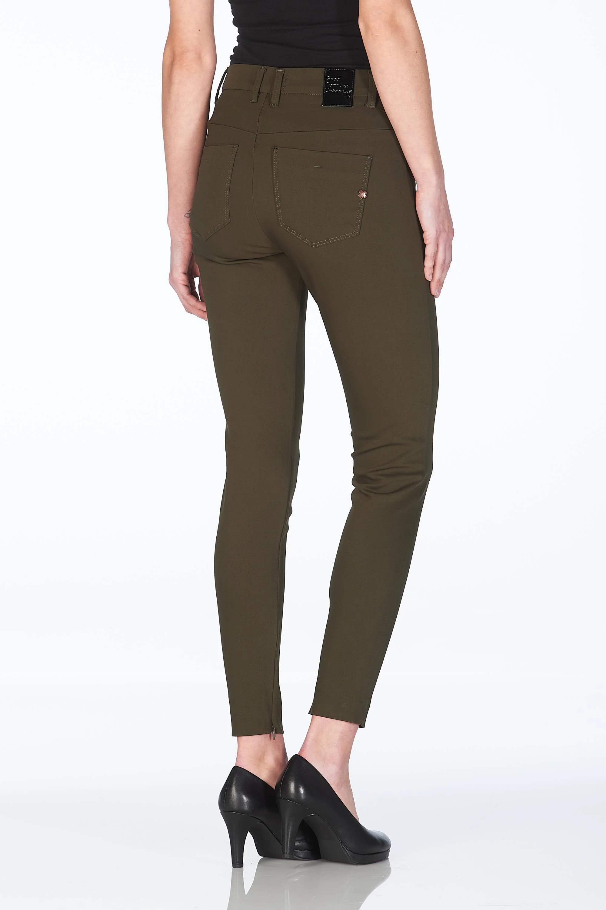 Amara khaki (highwaist skinny), length 28,5 inch