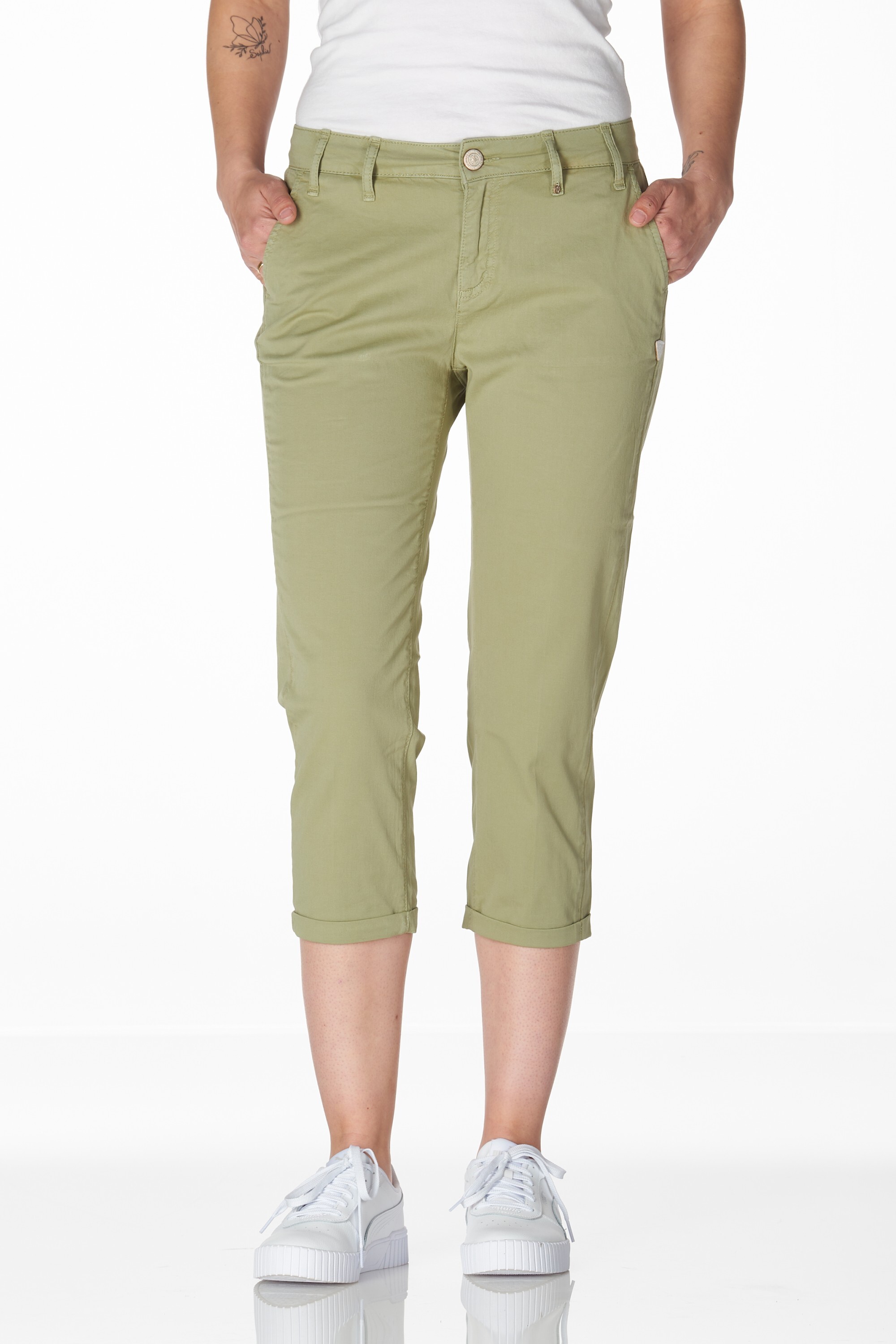 Naples 3/4 chino schilf