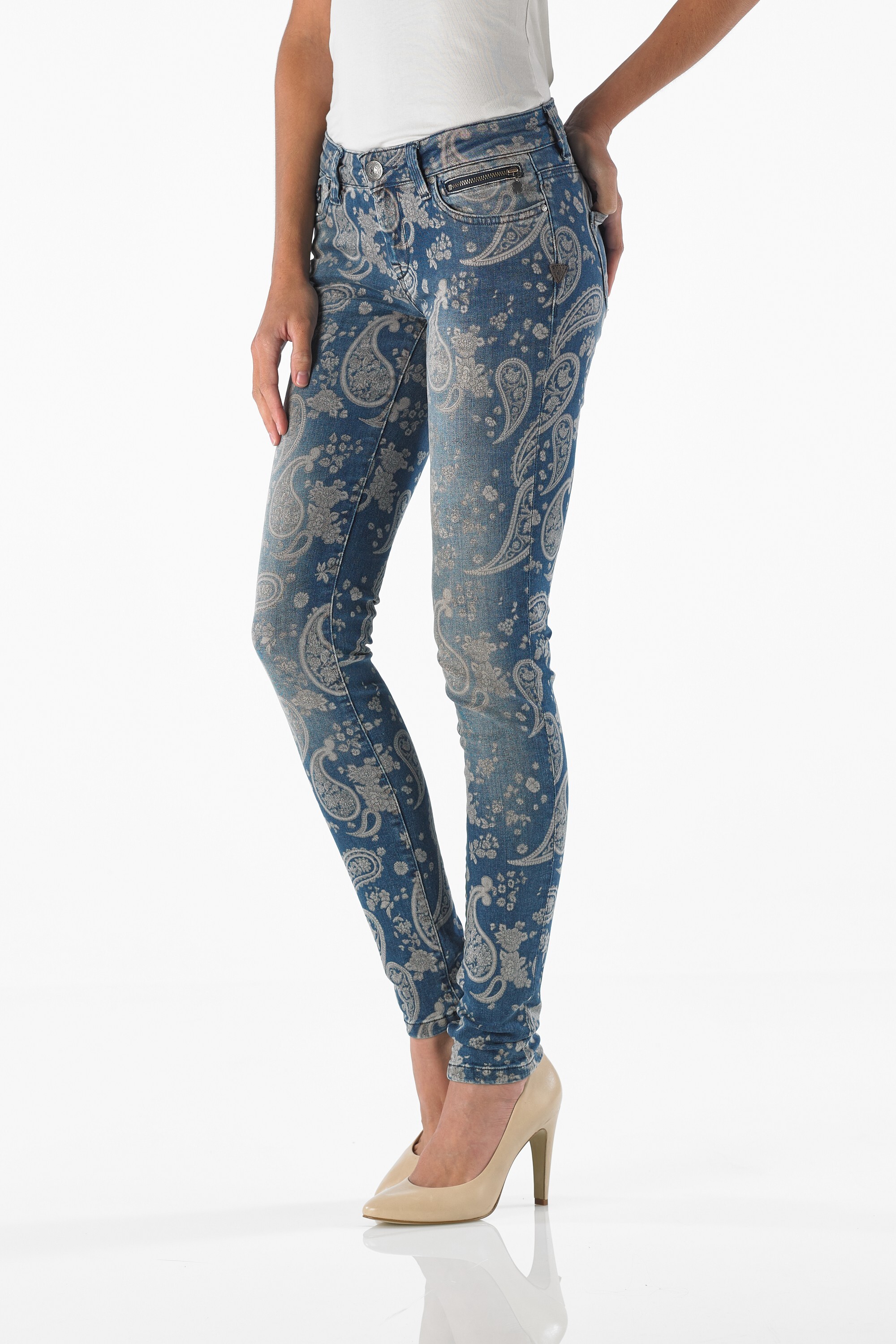 Merty - Slim (Paisley Effect Wash)