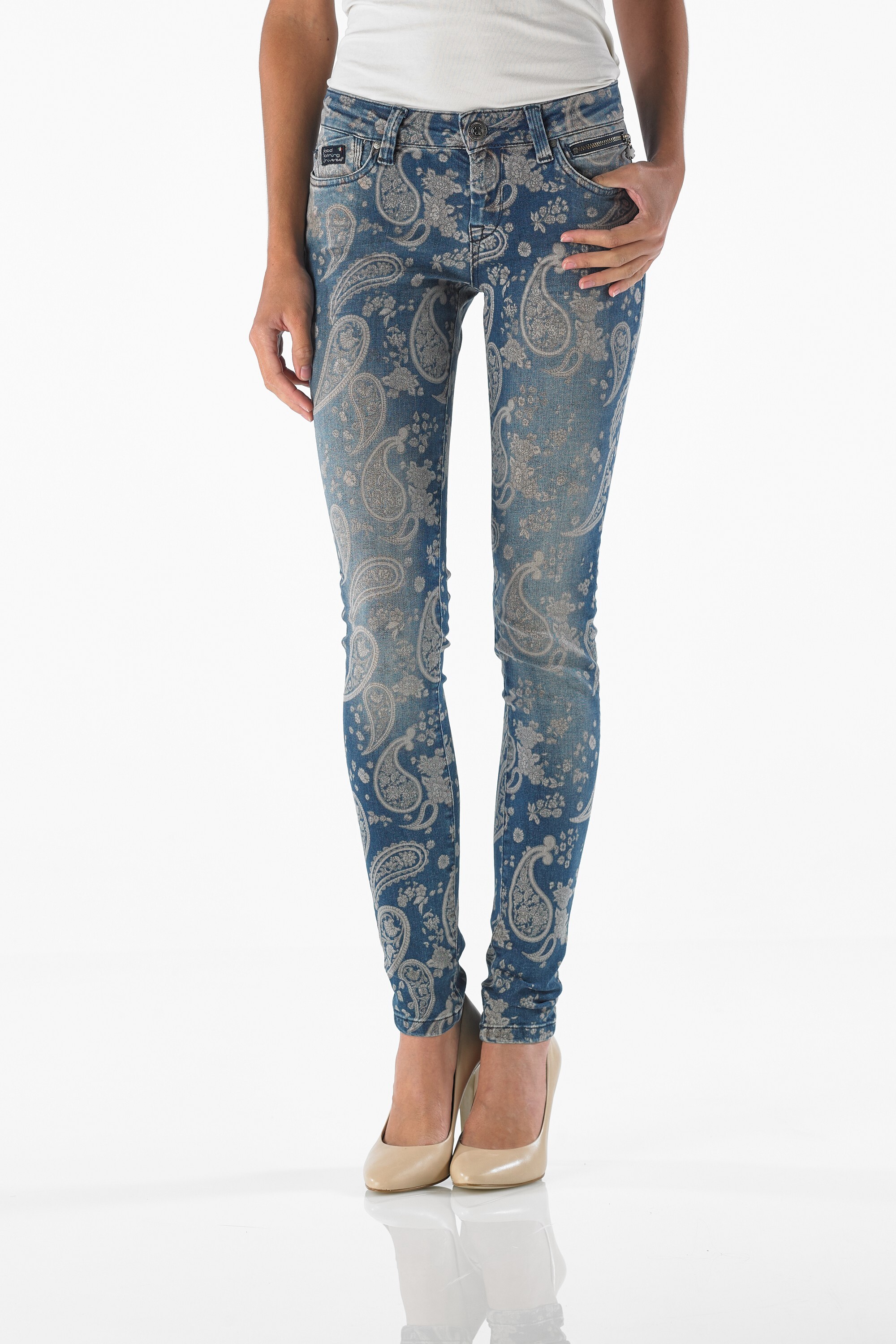 Merty - Slim (Paisley Effect Wash)
