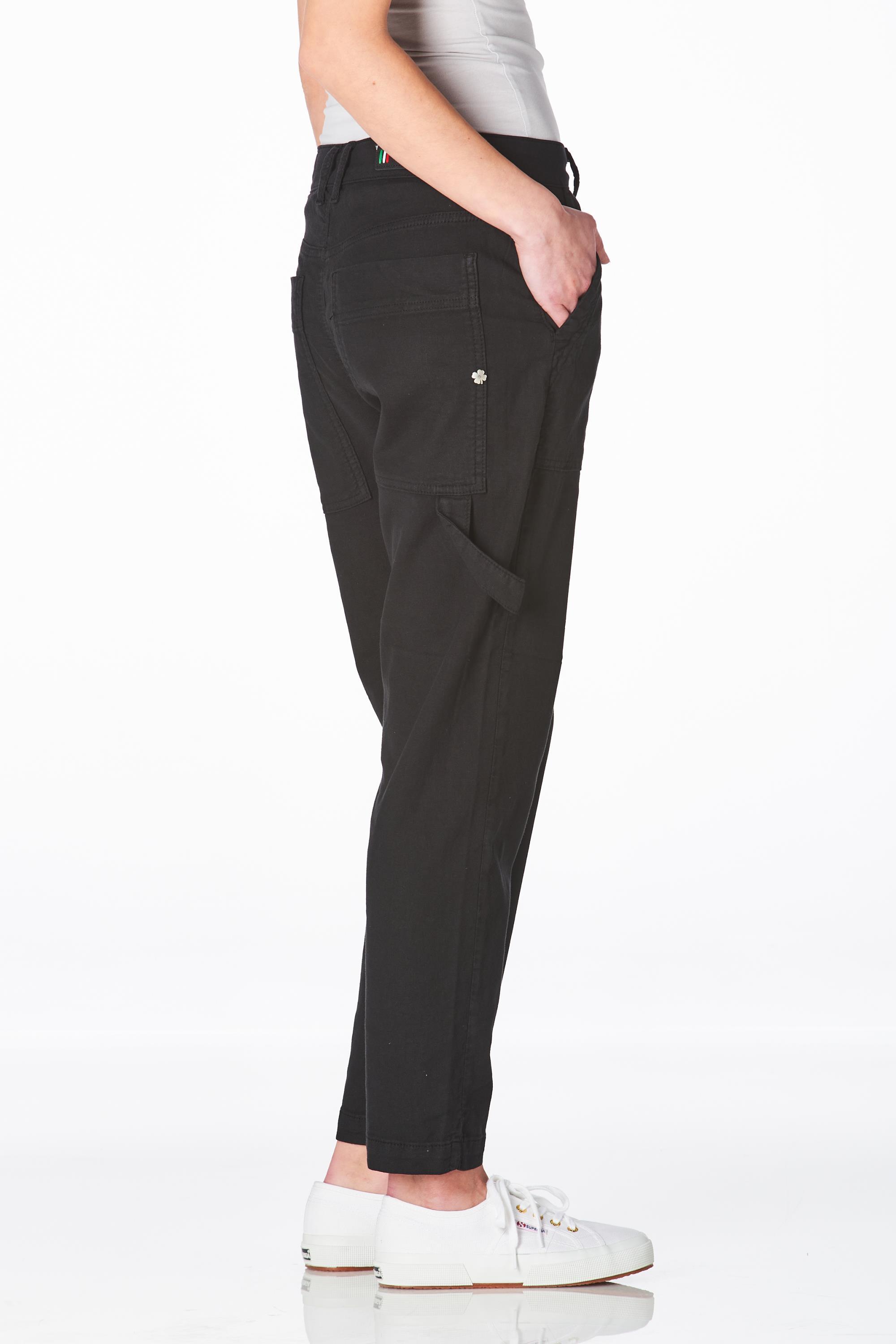Delia worker linen black, length 27 inch