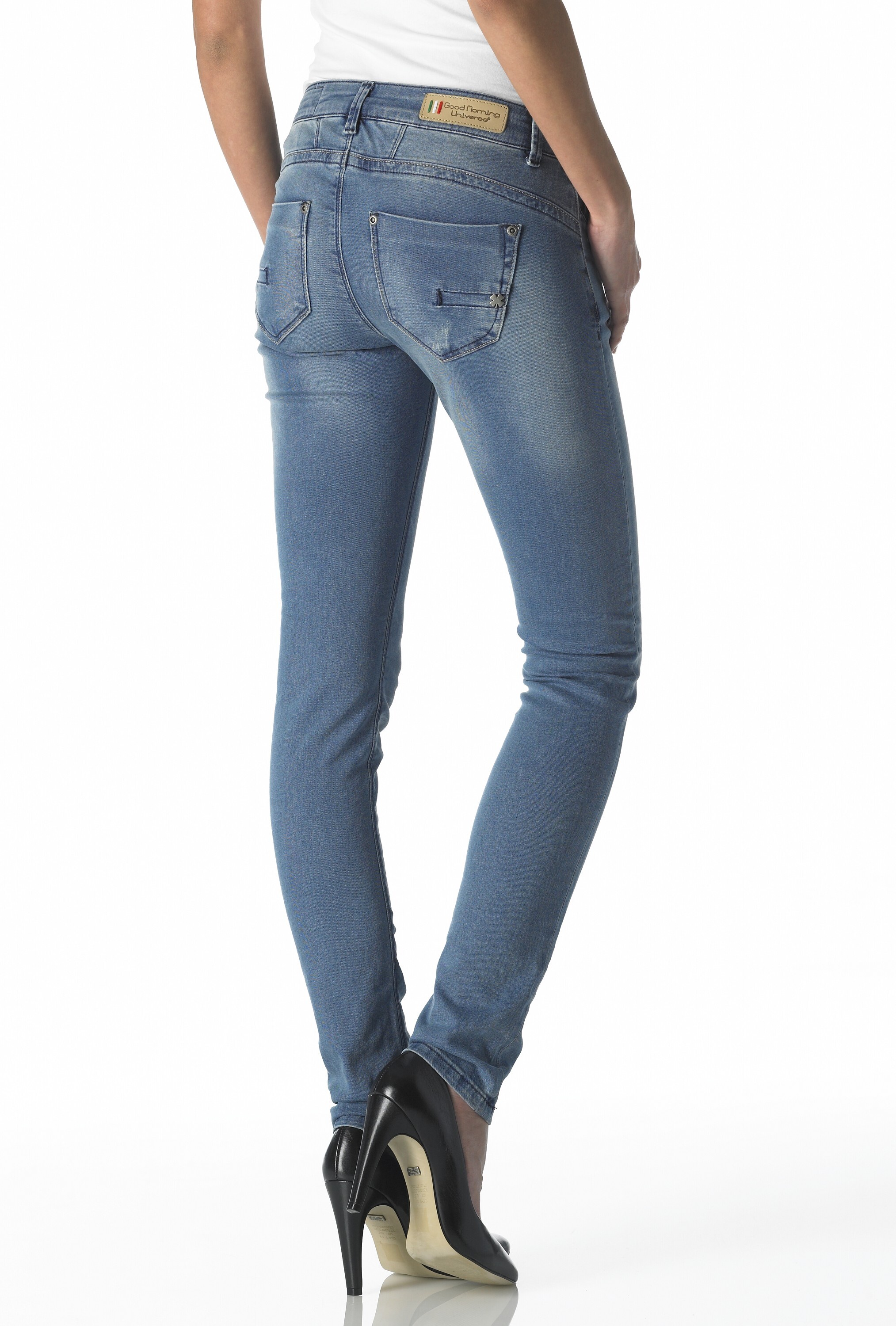 Sunny - Highwaist Slim (Light Dirty)