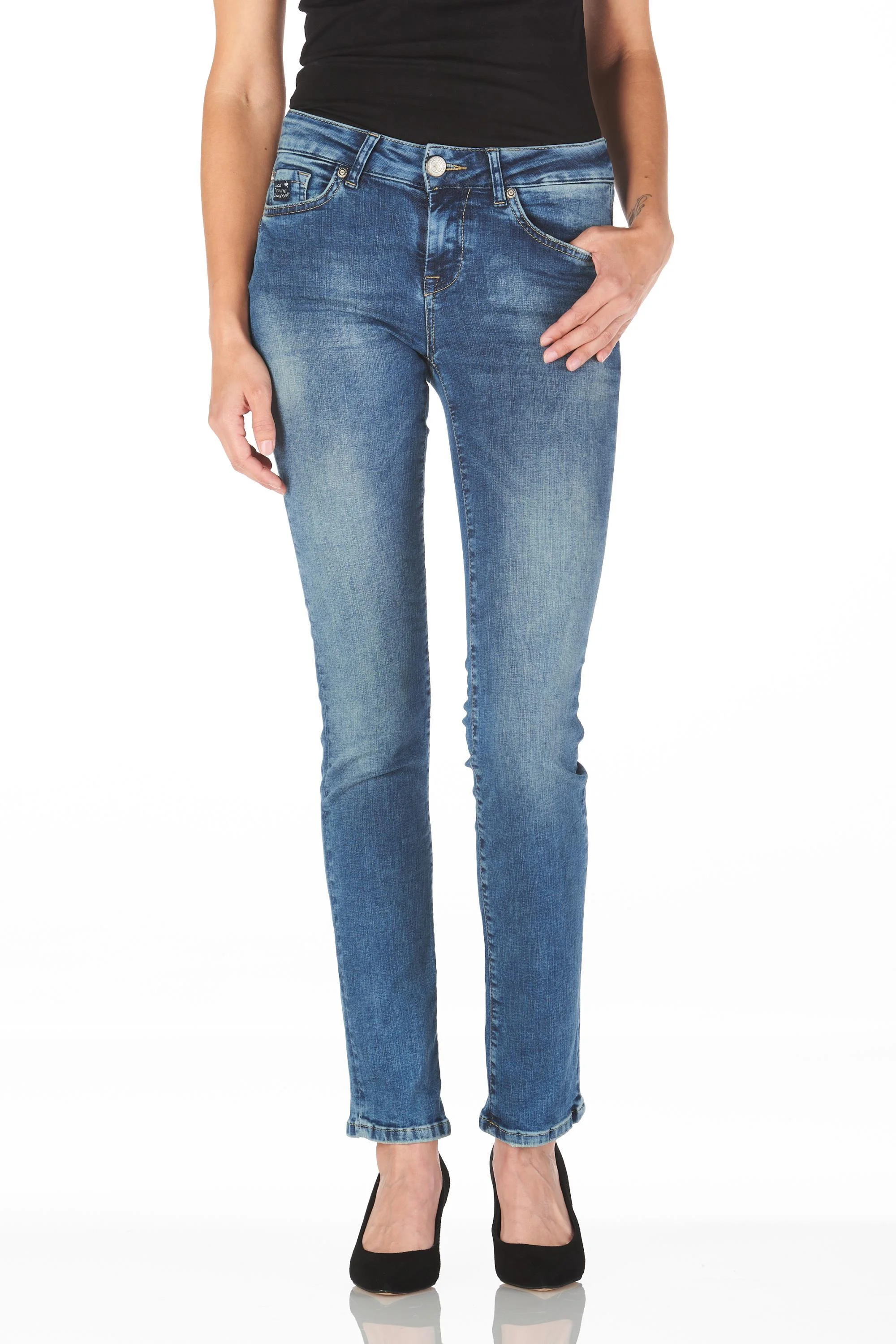 Terry push up midblue used