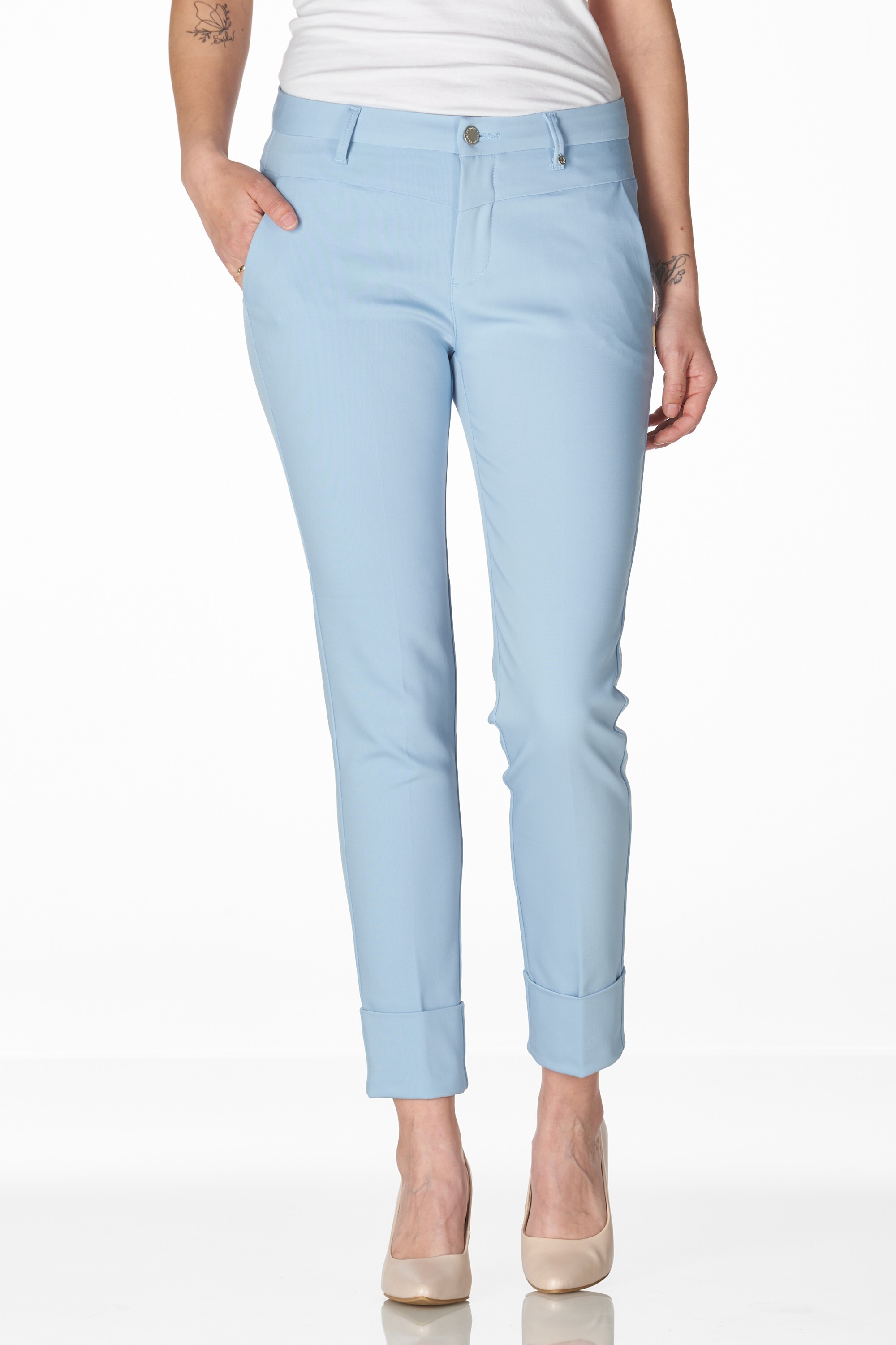 Lola ankle chino sky blue