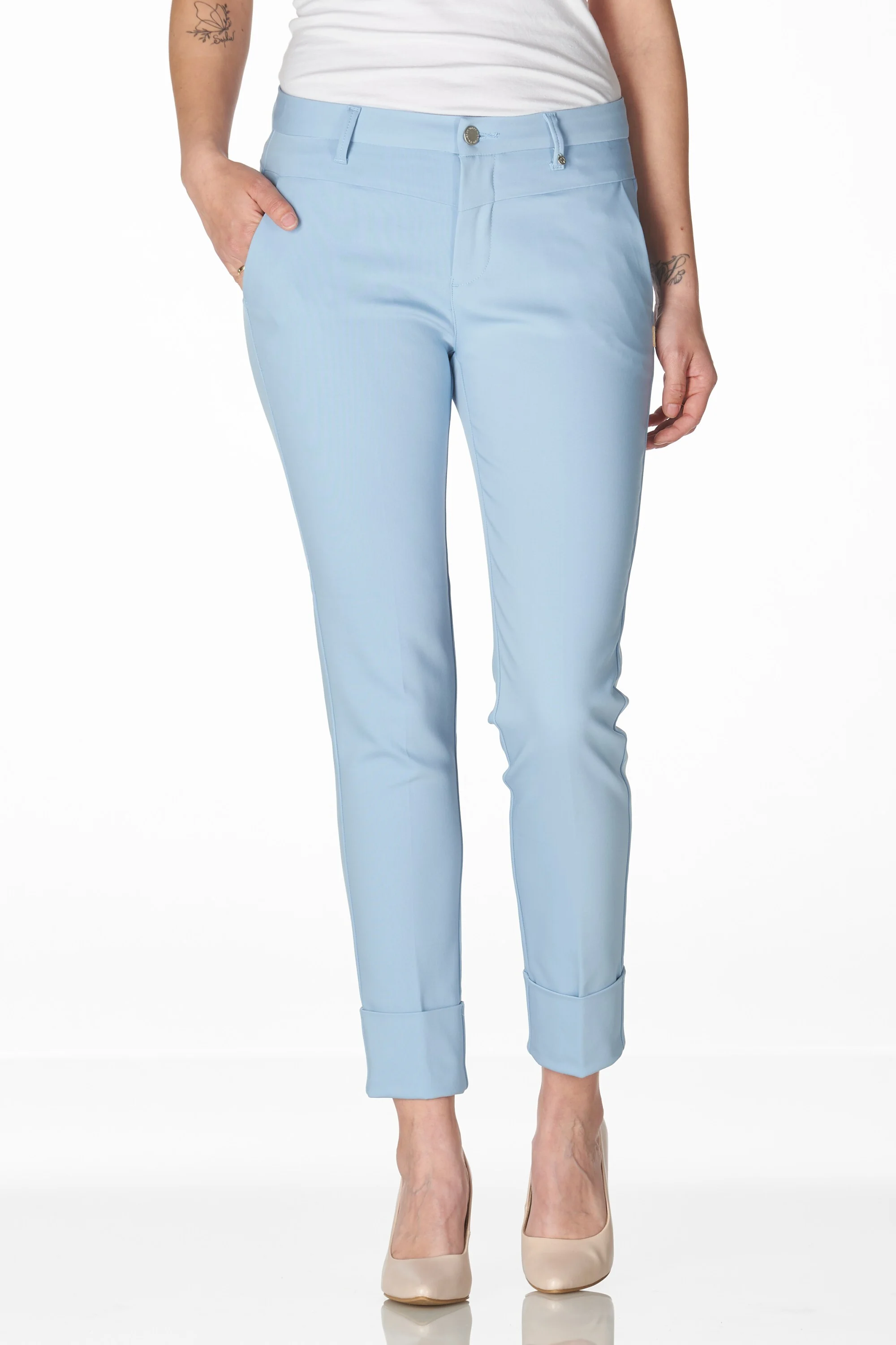 Lola ankle chino sky blue