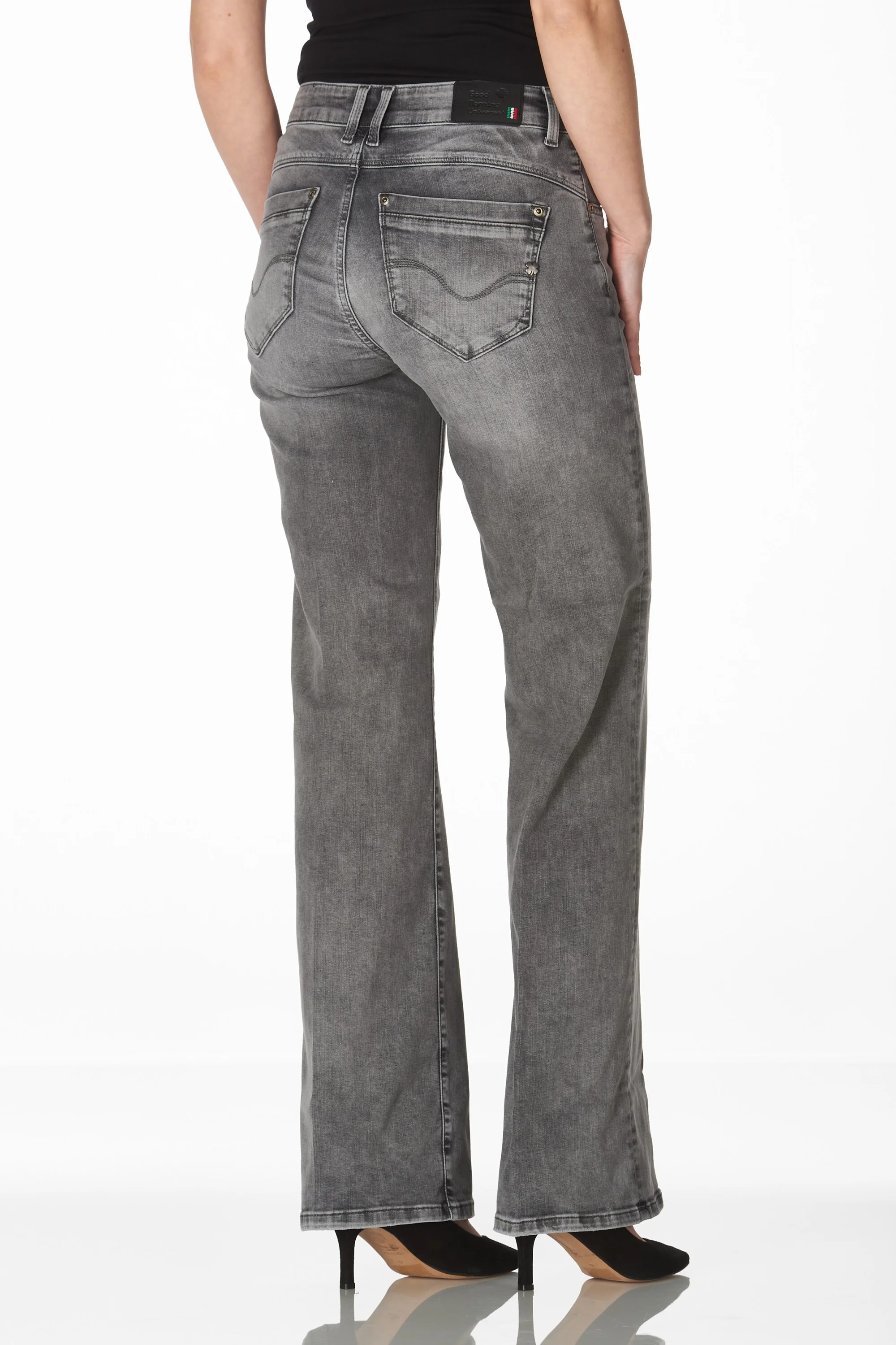 Isa big leg grey effect wash