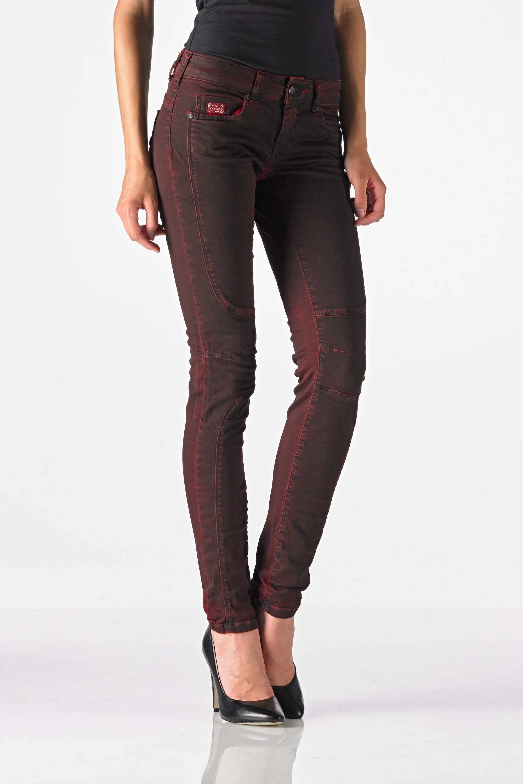 Ventura - Slim (Red-Black Dyed)
