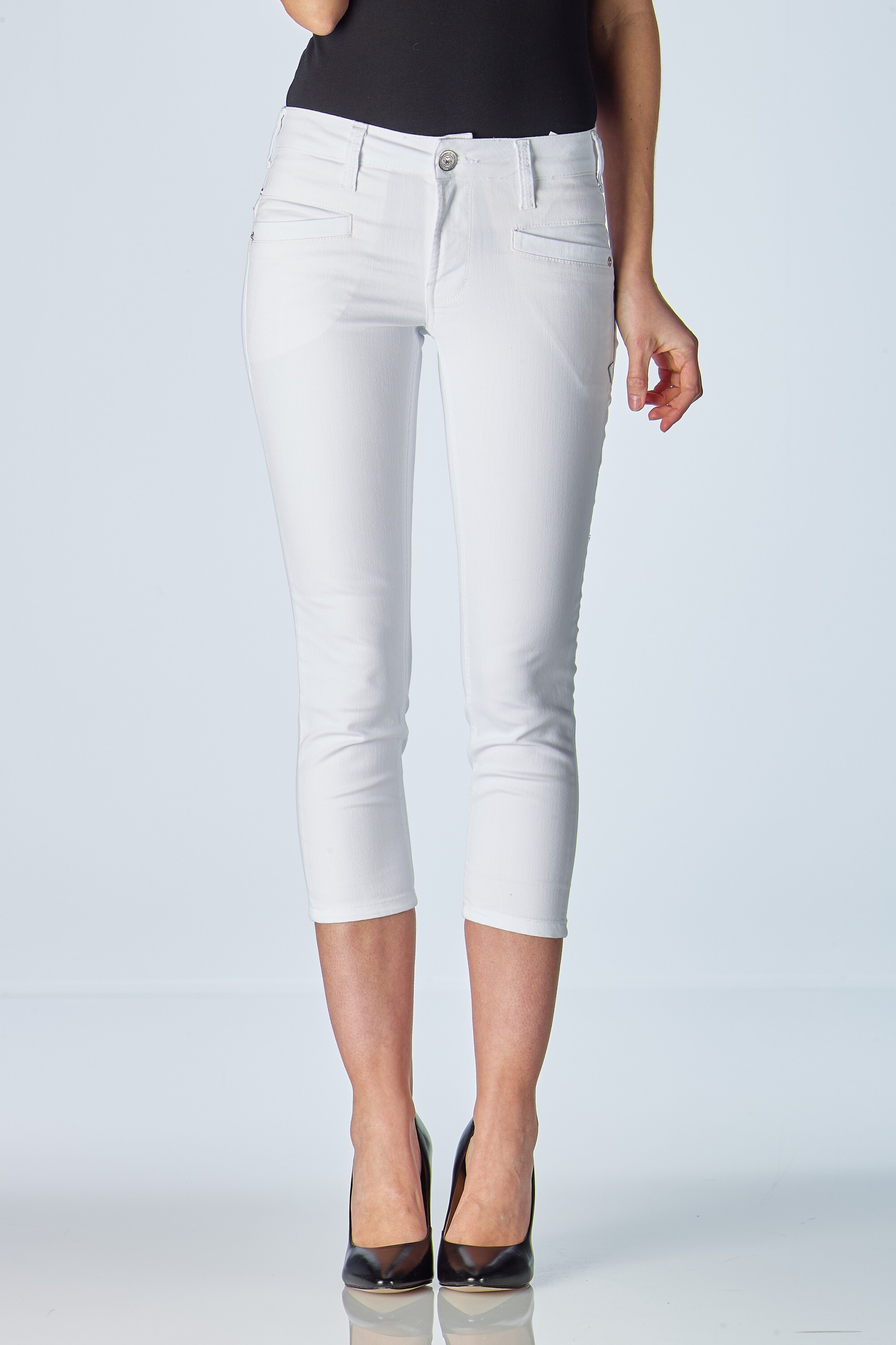 Carla midwaist white