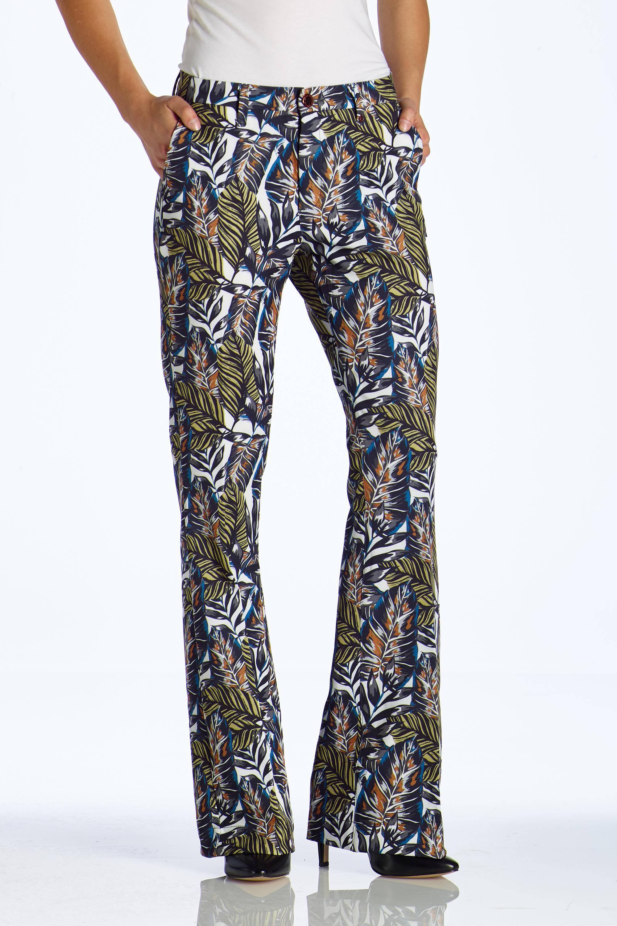Dolce flower print flare