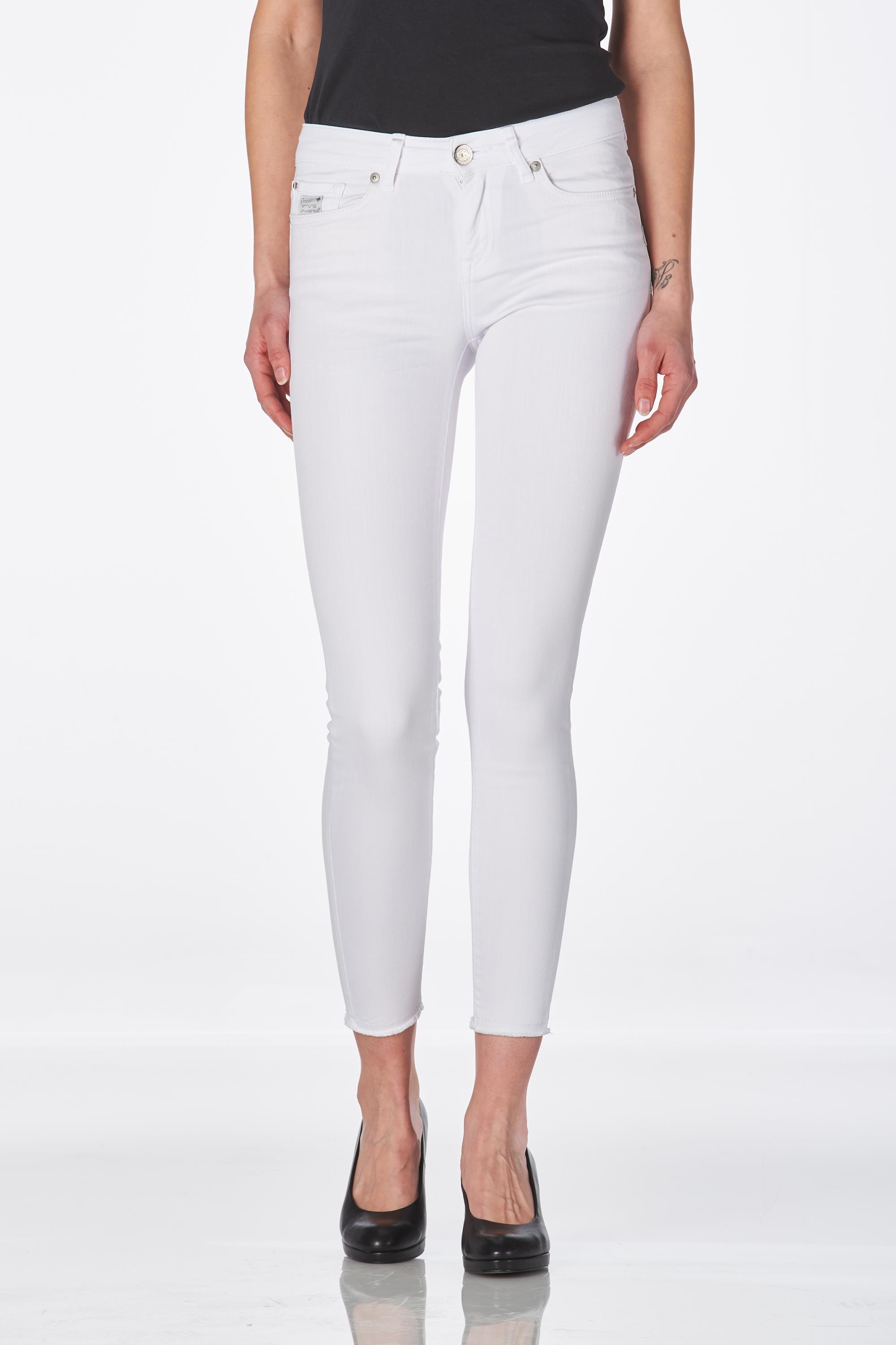 Tesla cropped white, length 27,5 inch