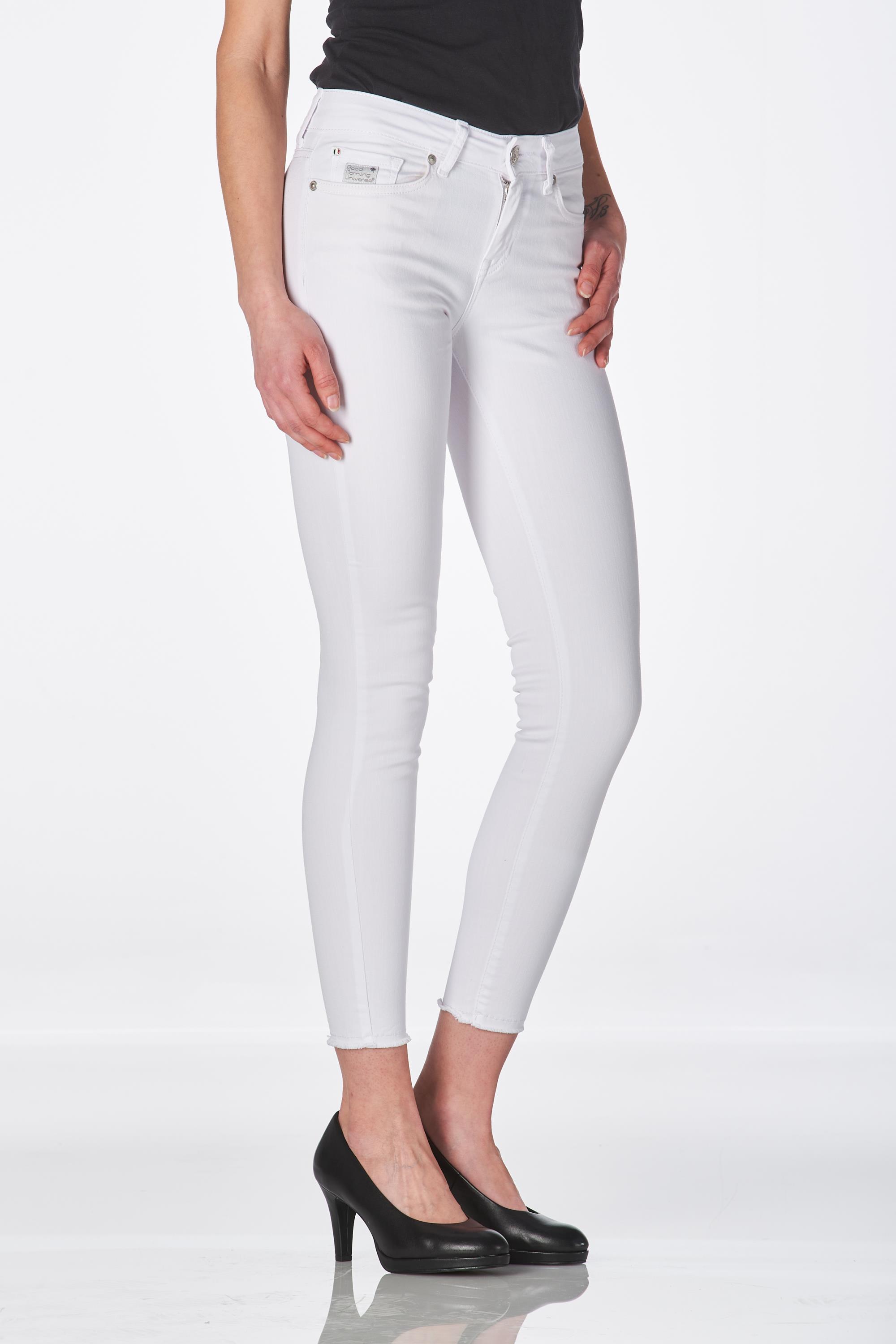 Tesla cropped white, length 27,5 inch