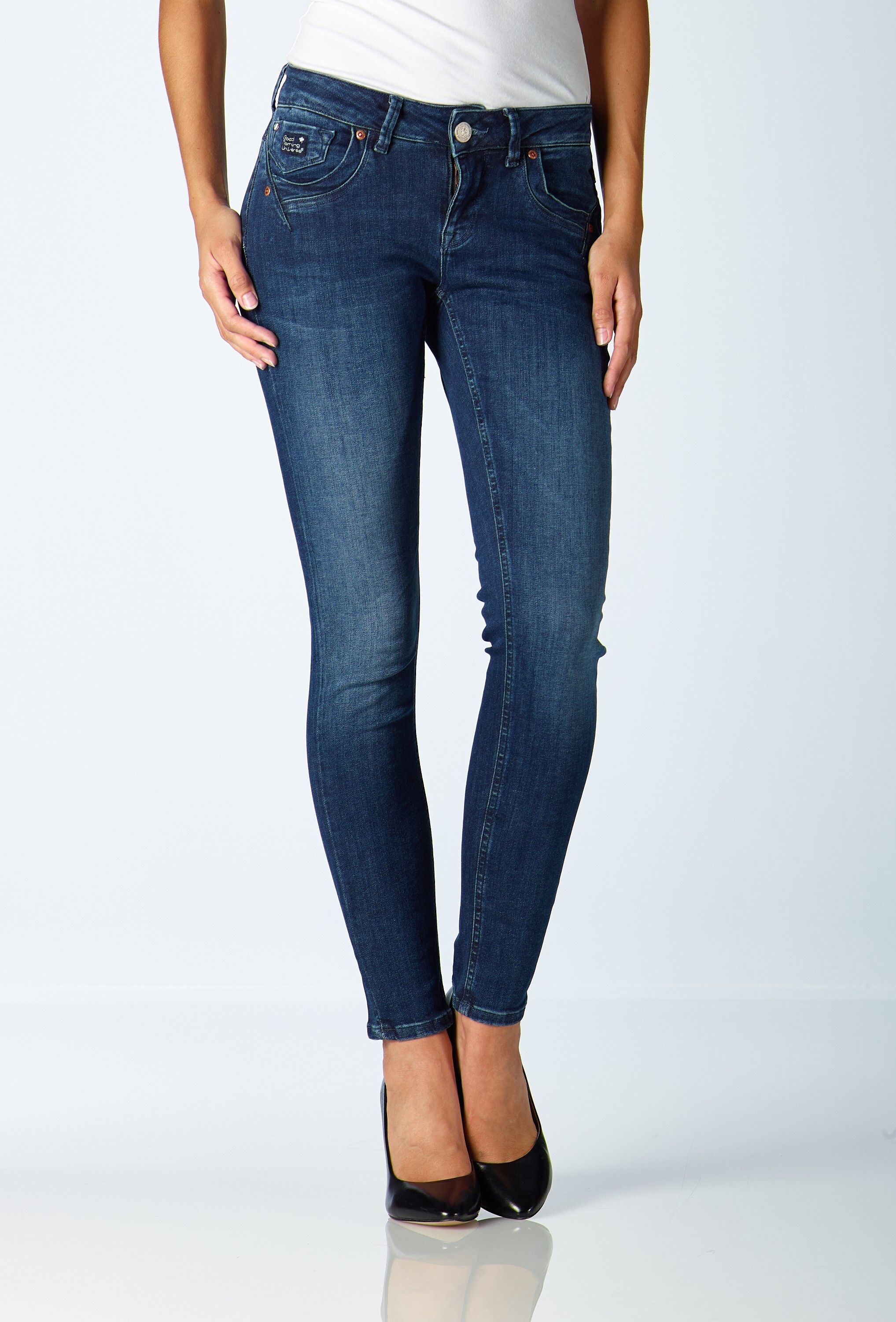 Lana push up dark blue vintage