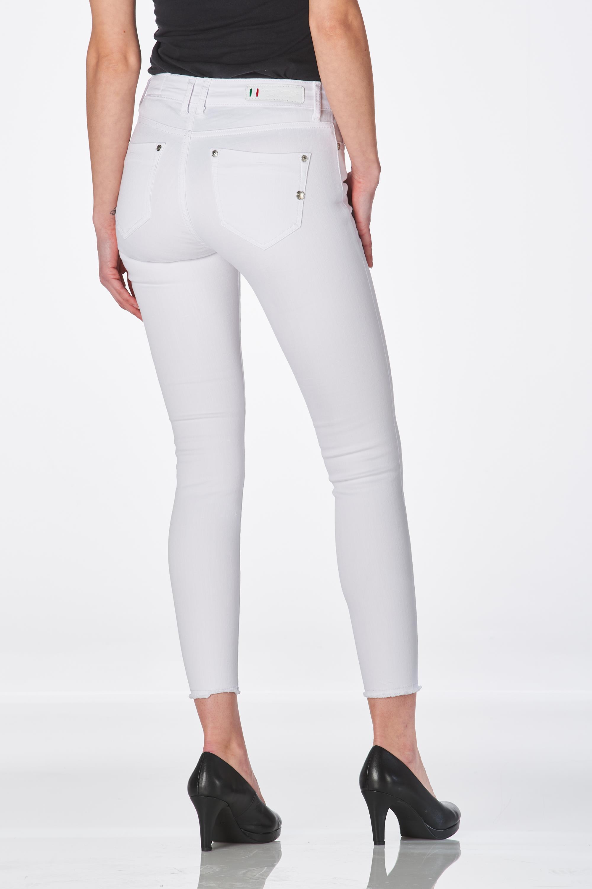 Tesla cropped white, length 27,5 inch