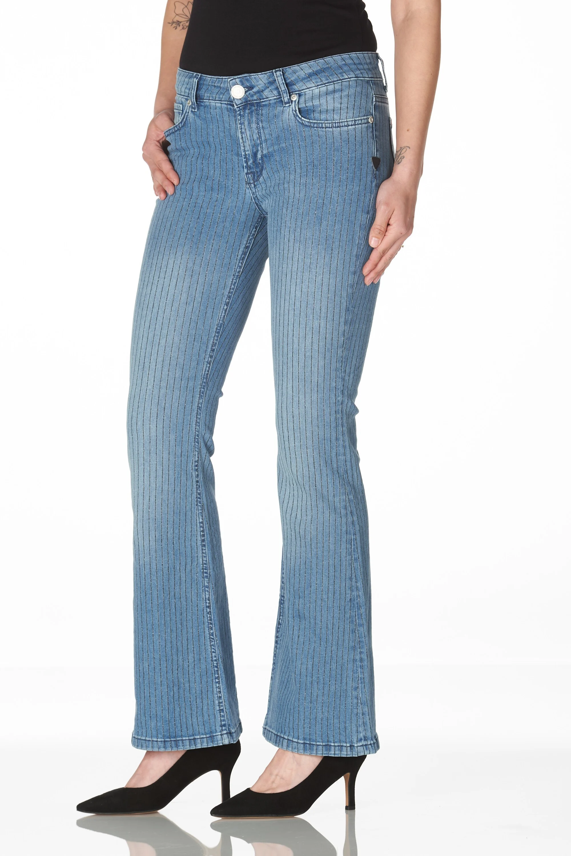 Belly denim pin stripe
