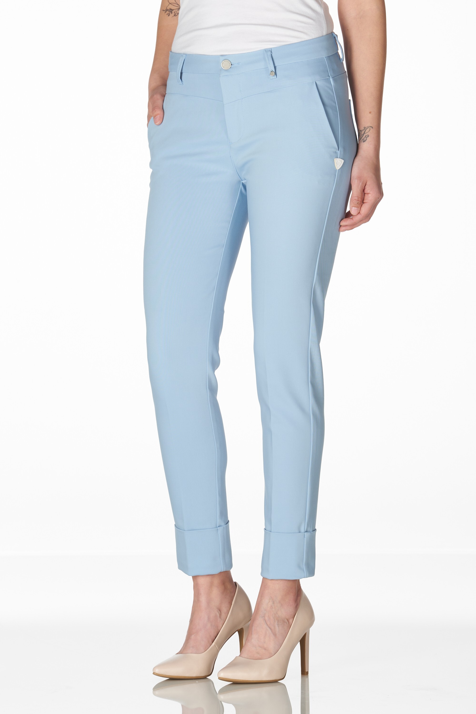 Lola ankle chino sky blue