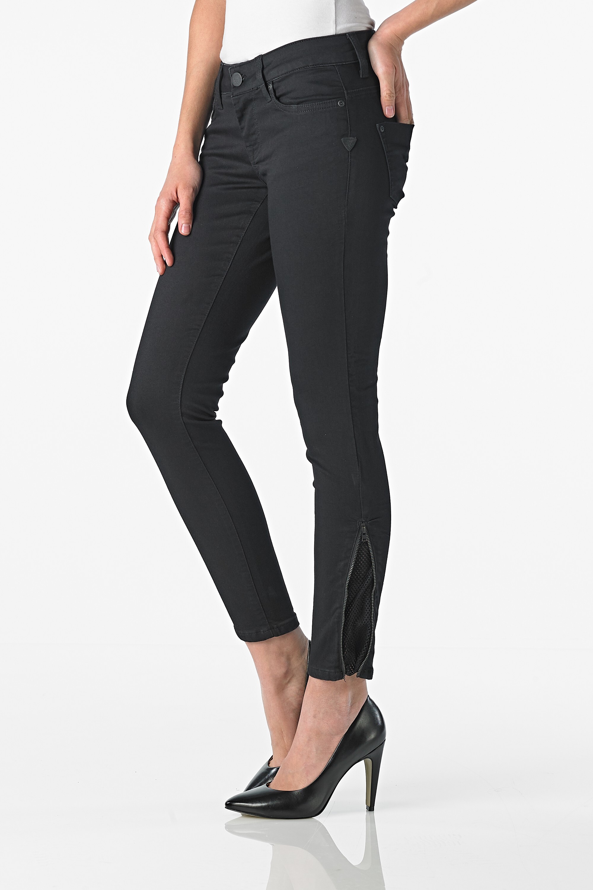 Tesla curve zipper (90 - black)