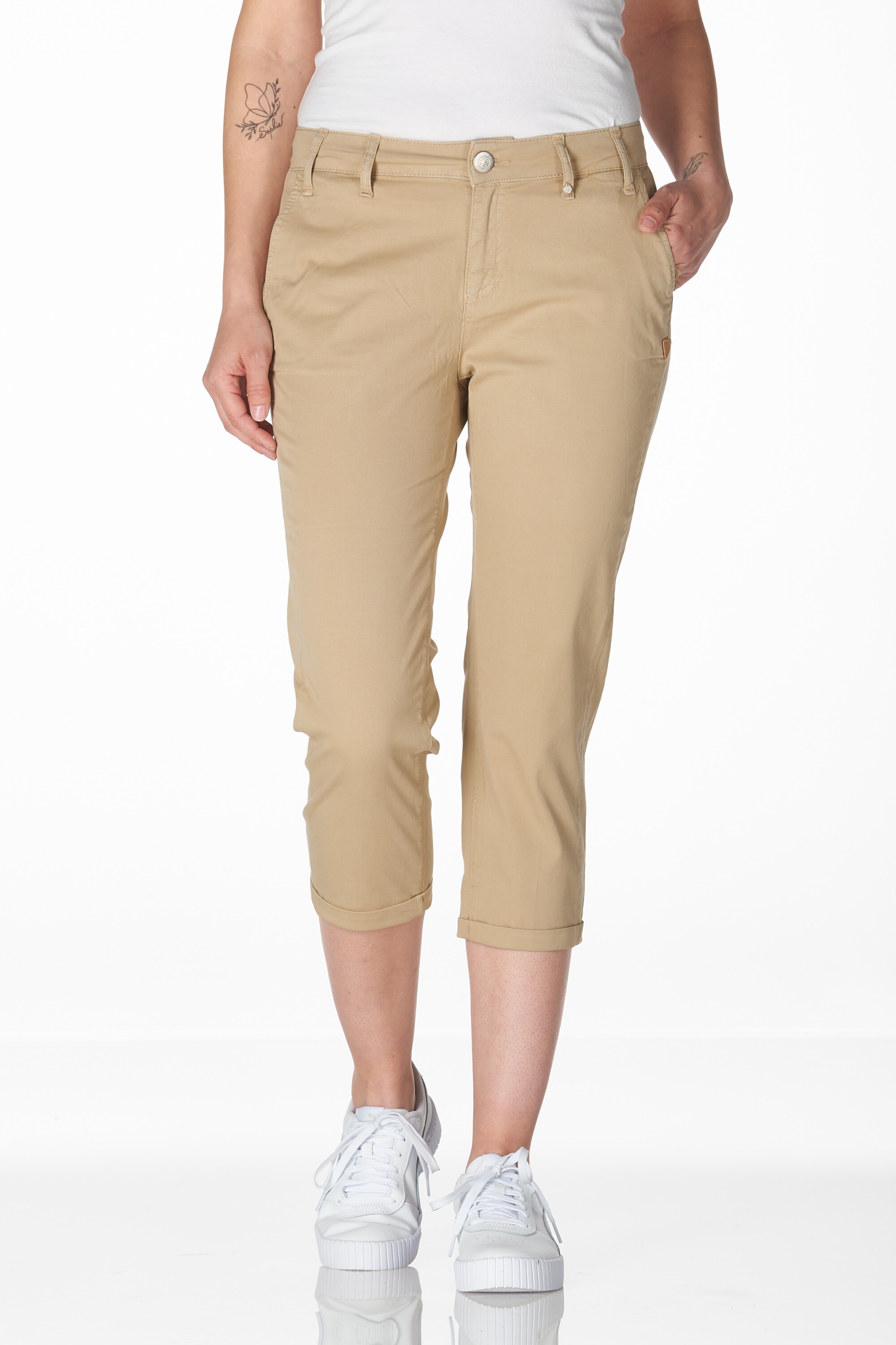 Naples 3/4 chino beige