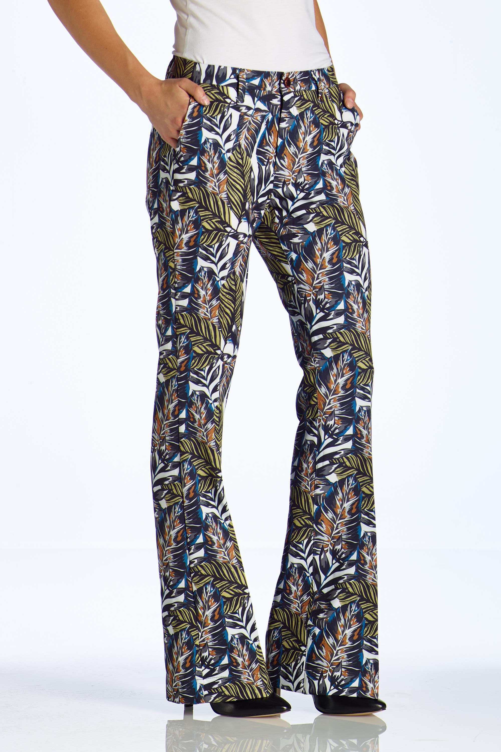 Dolce flower print flare