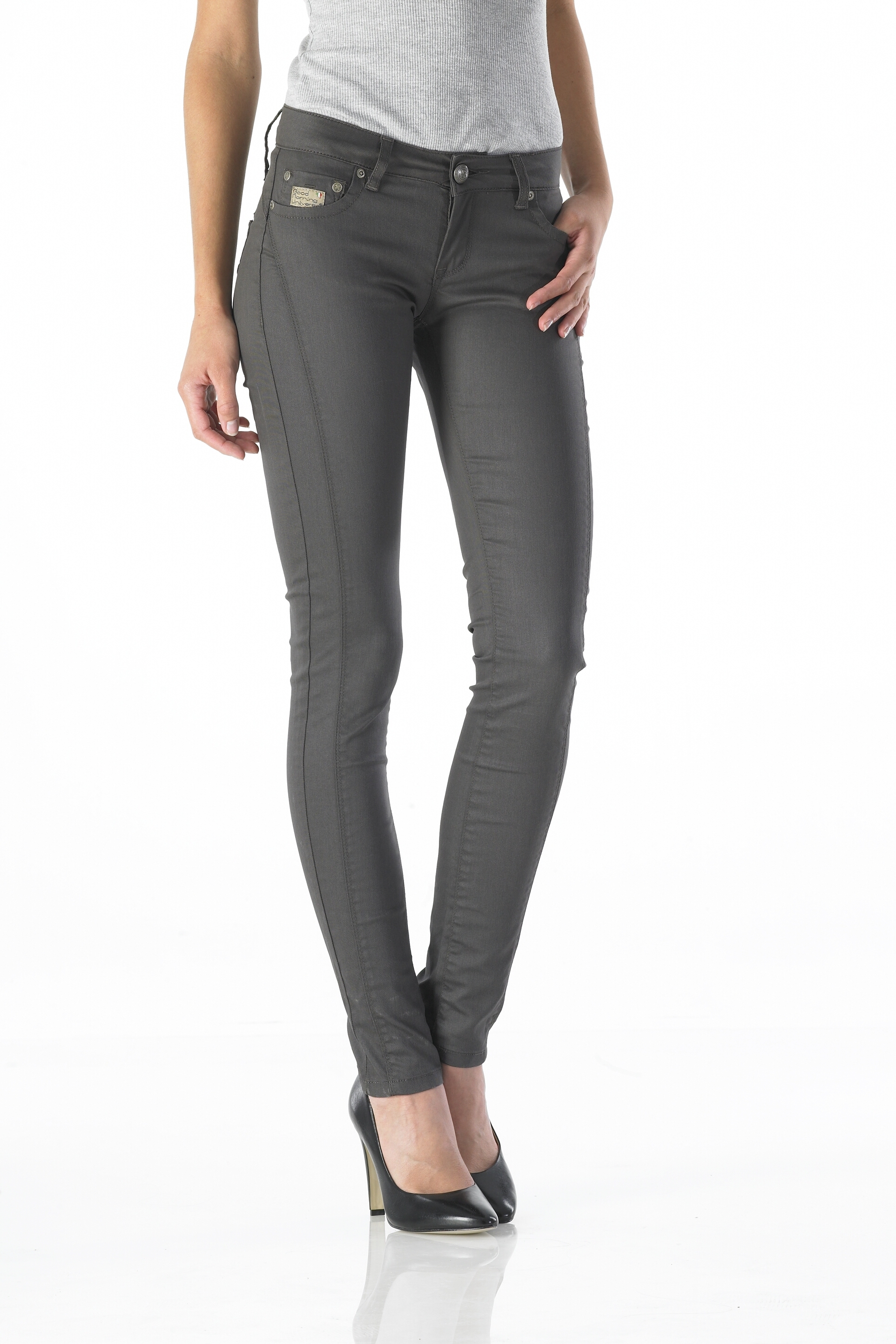 Gina - Superslim (Coated Khaki)