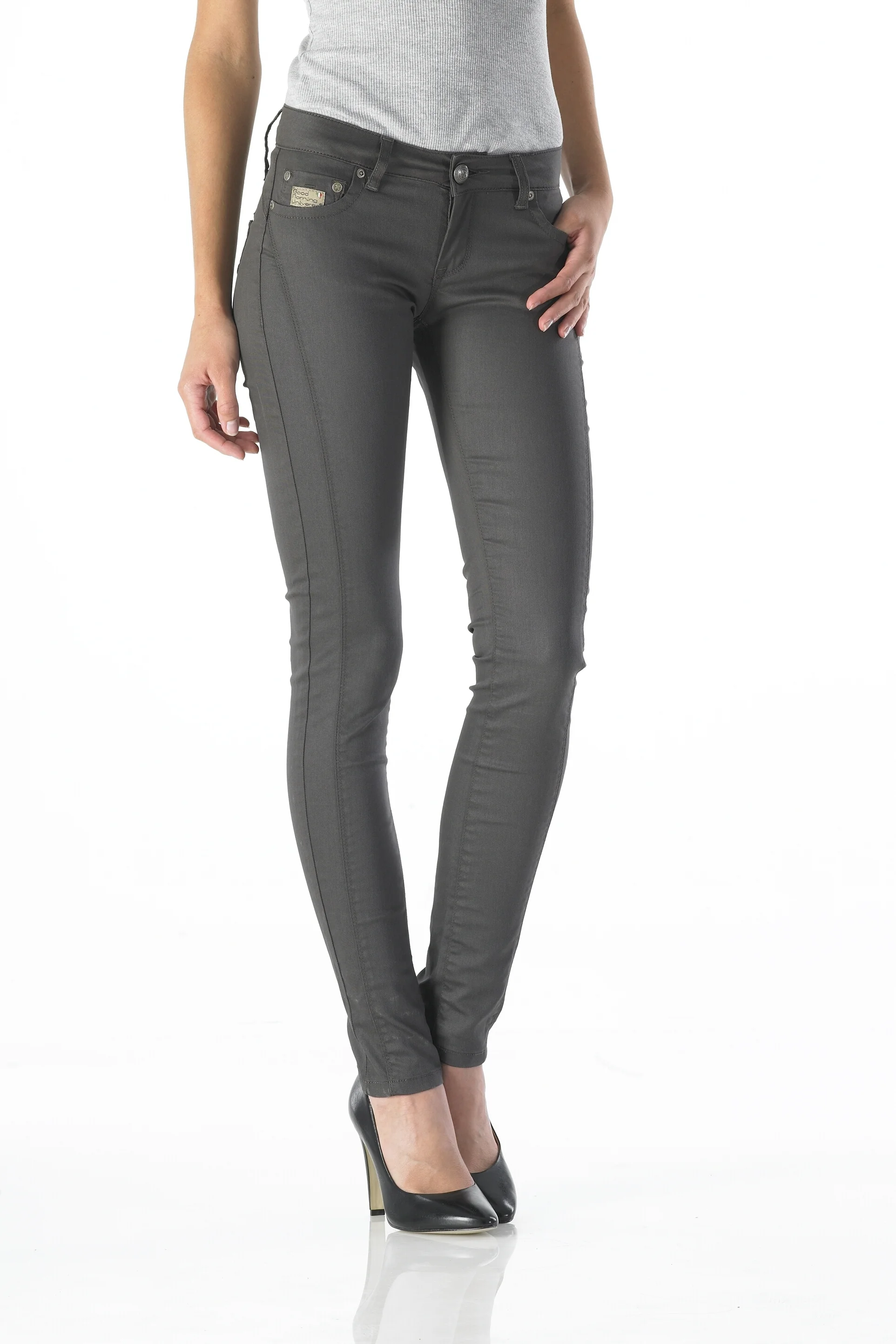 Gina - Superslim (Coated Khaki)